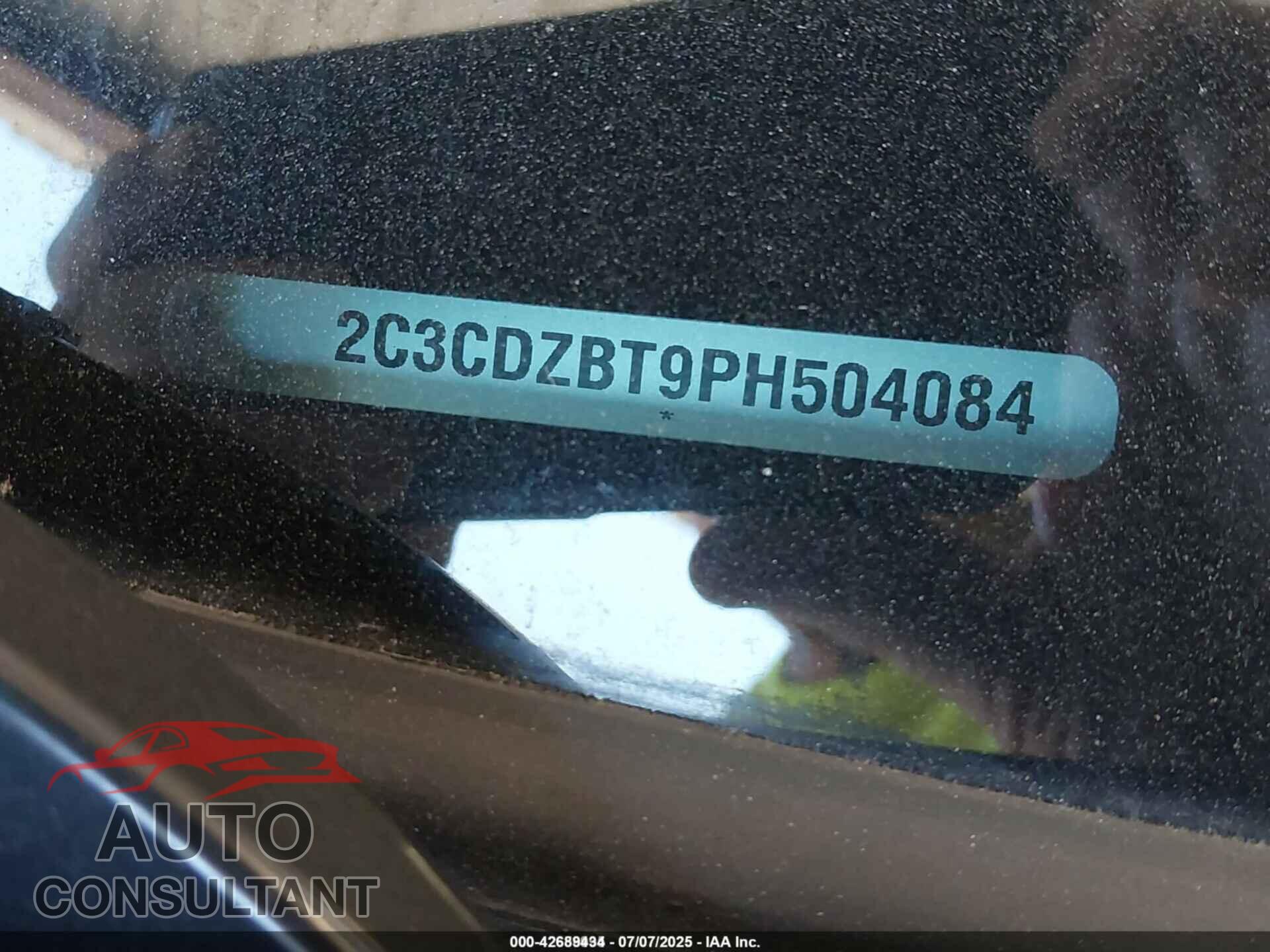 DODGE CHALLENGER 2023 - 2C3CDZBT9PH504084
