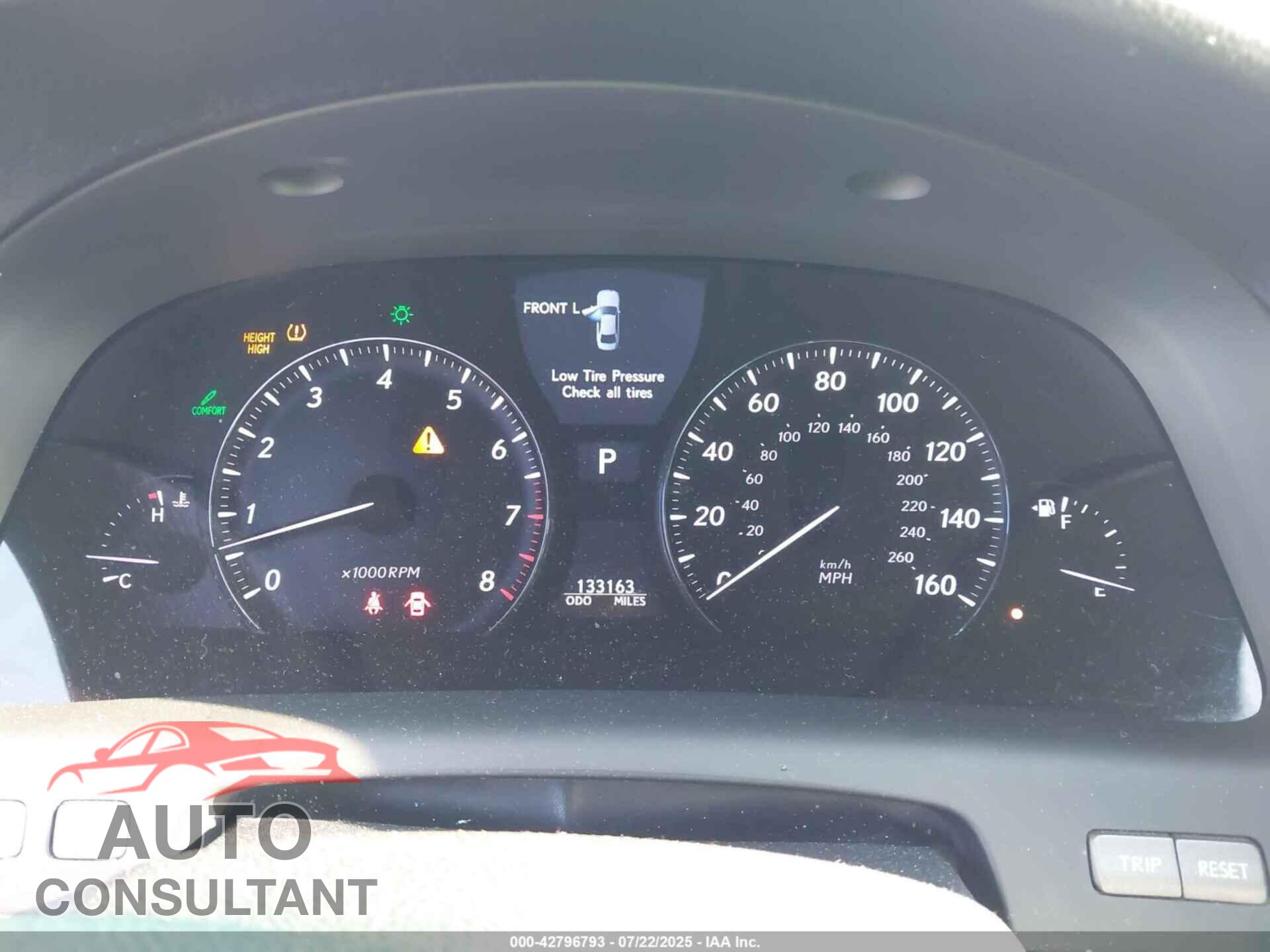 LEXUS LS 460 2012 - JTHBL5EF1C5111656
