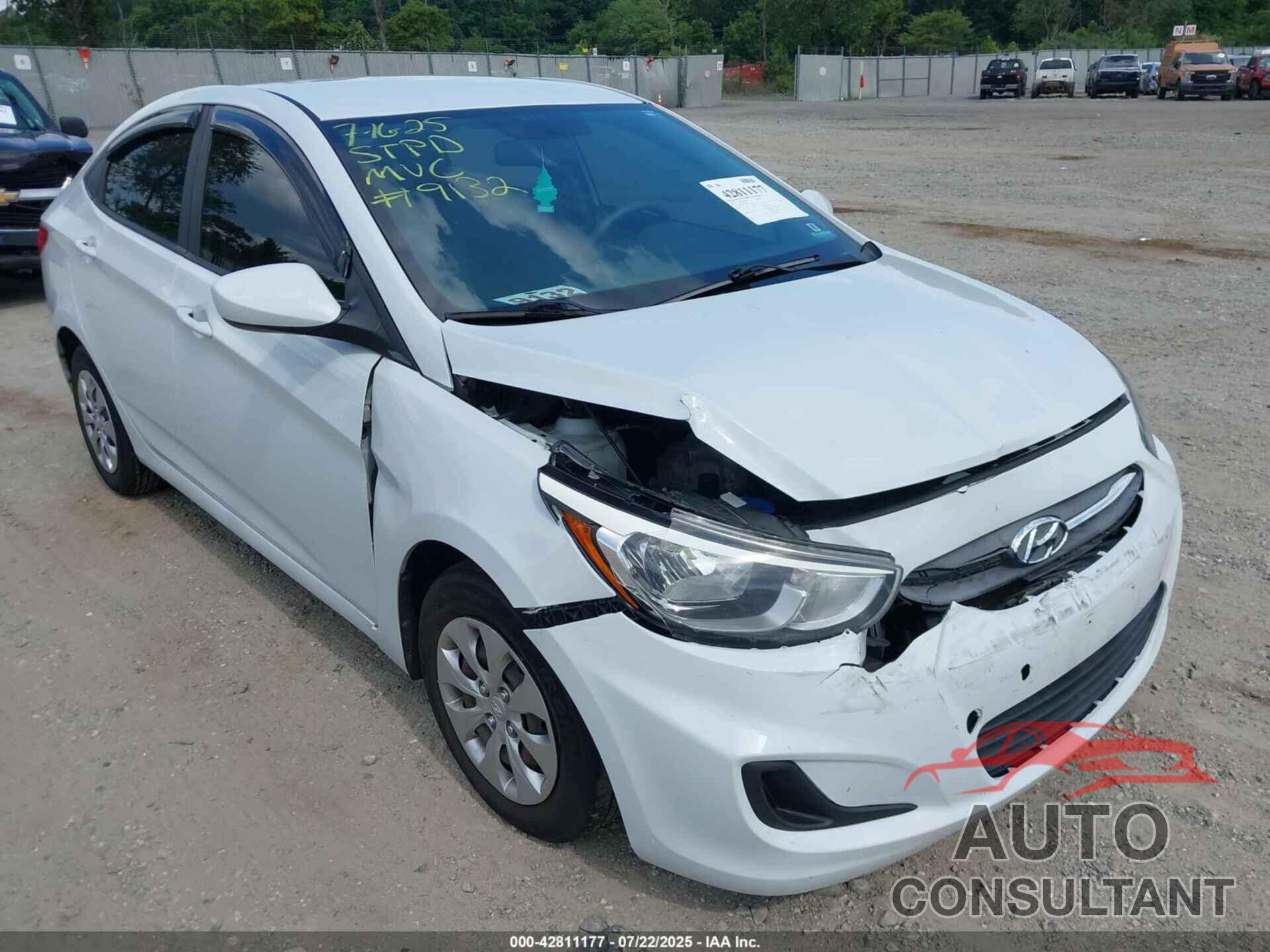 HYUNDAI ACCENT 2017 - KMHCT4AE0HU367356