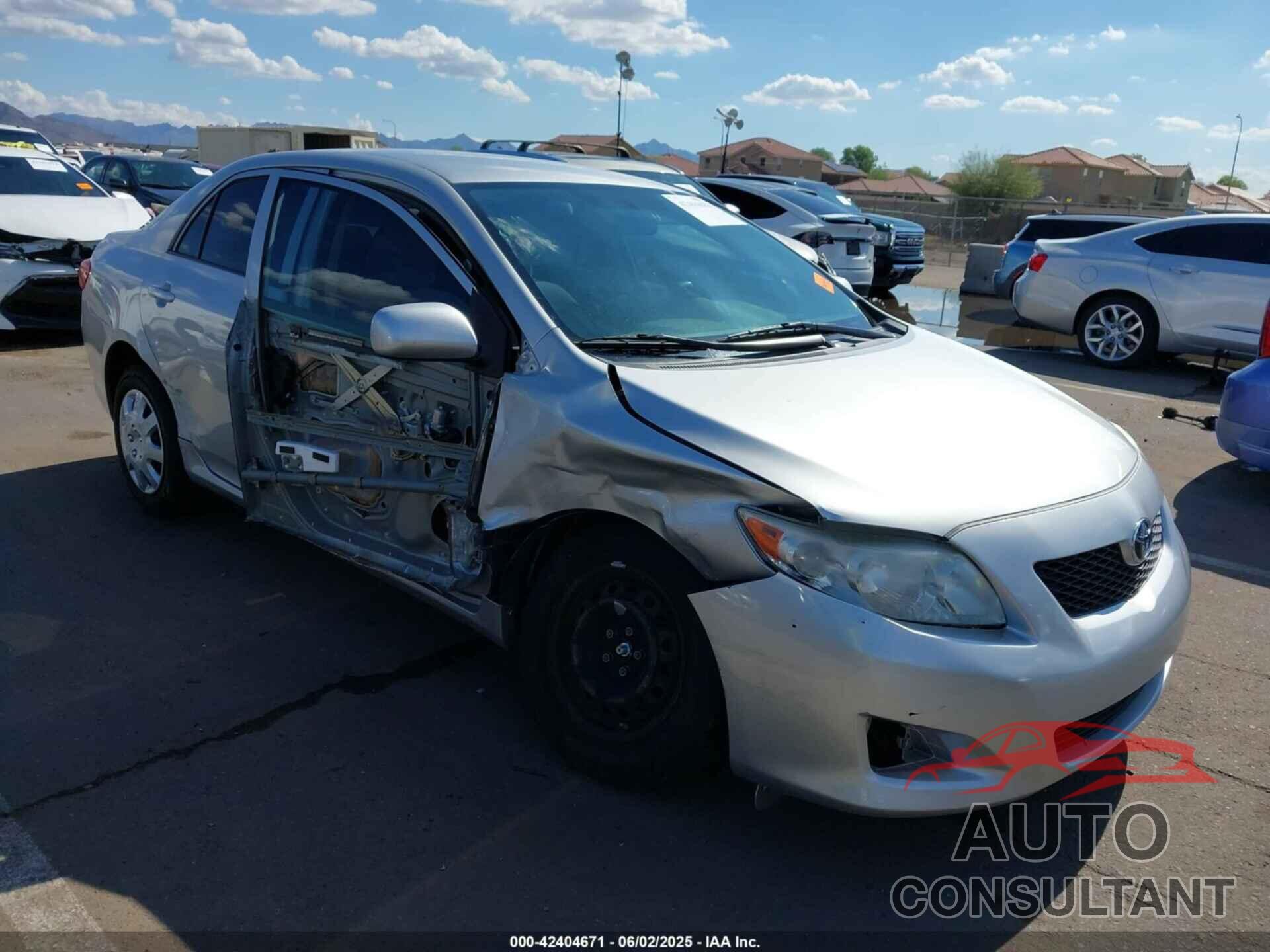 TOYOTA COROLLA 2009 - JTDBL40E699071831