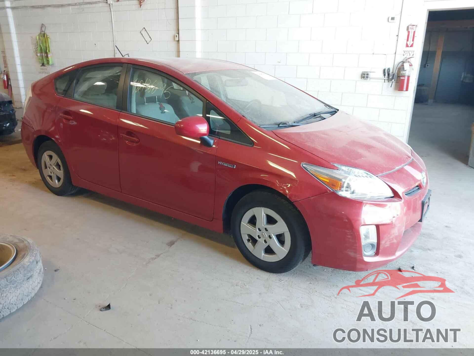 TOYOTA PRIUS 2010 - JTDKN3DU0A0090048