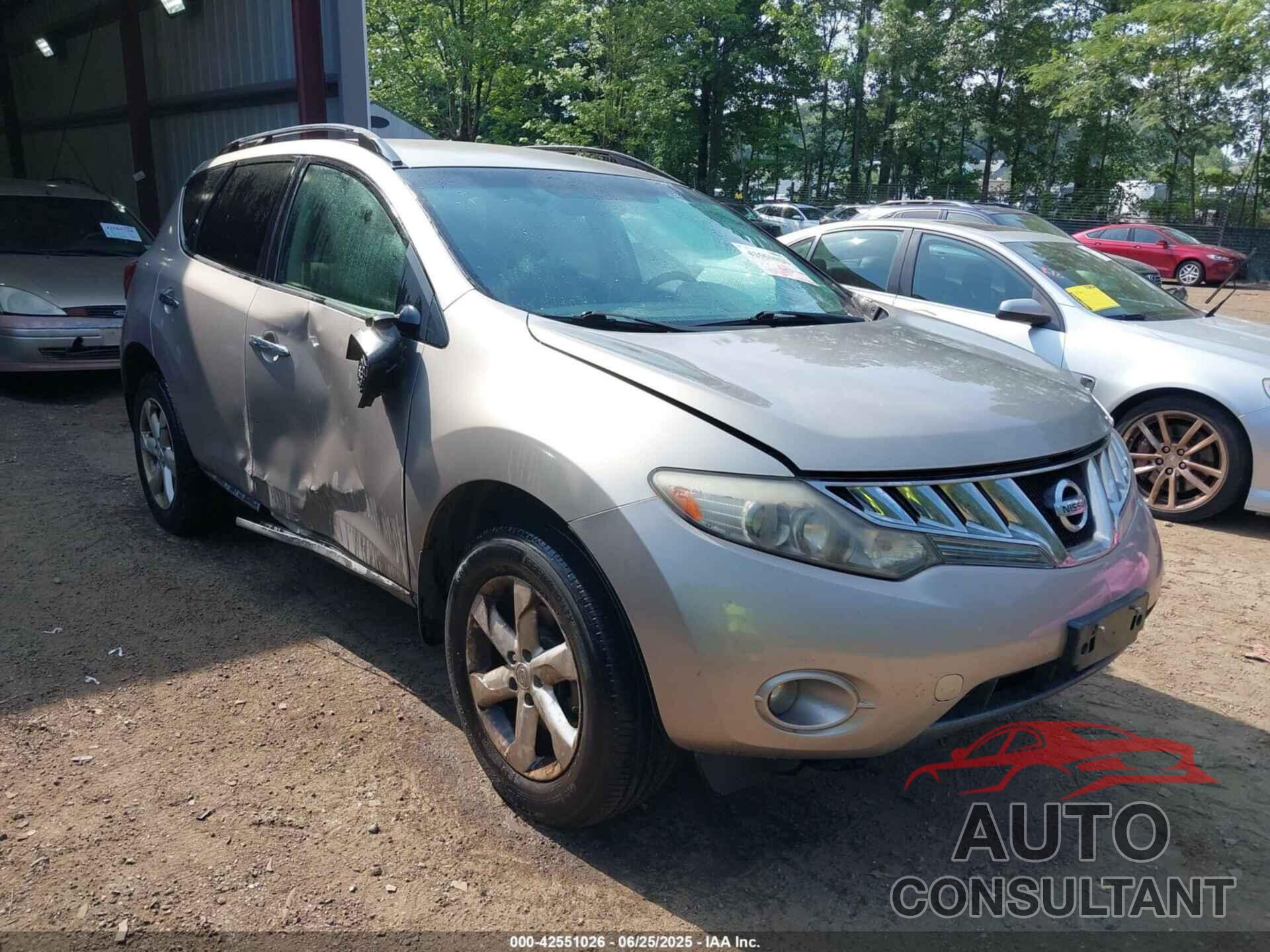 NISSAN MURANO 2010 - JN8AZ1MWXAW132586