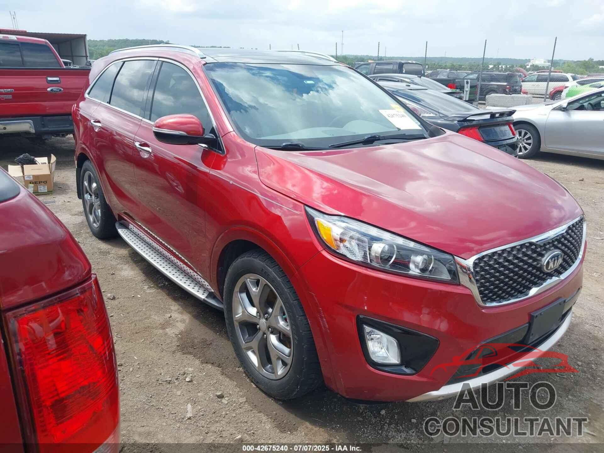 KIA SORENTO 2016 - 5XYPK4A55GG109181