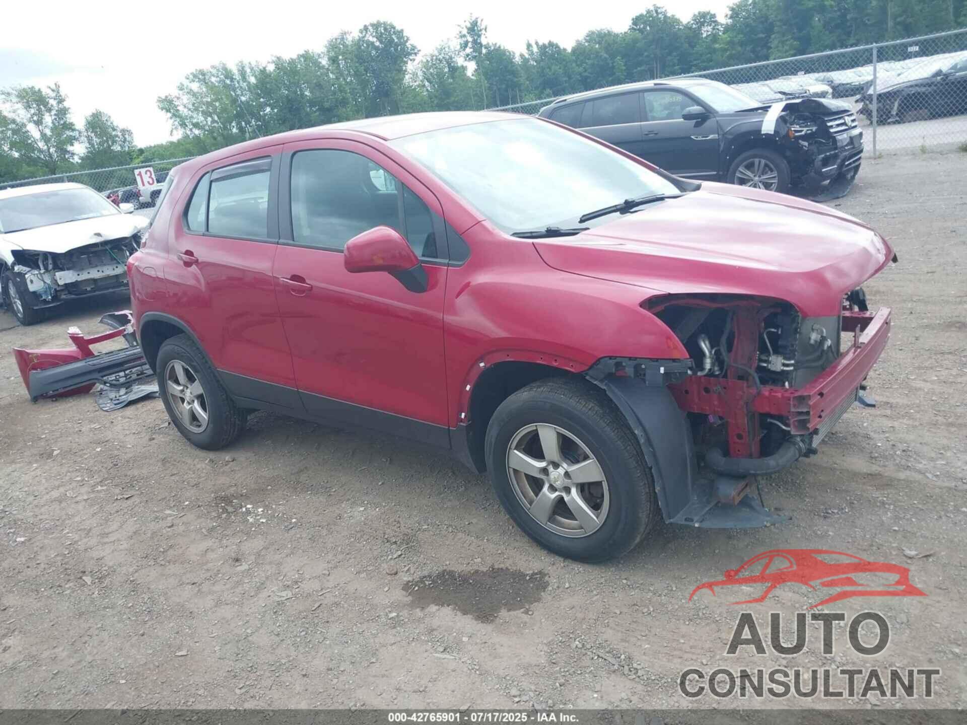 CHEVROLET TRAX 2015 - KL7CJPSBXFB060668