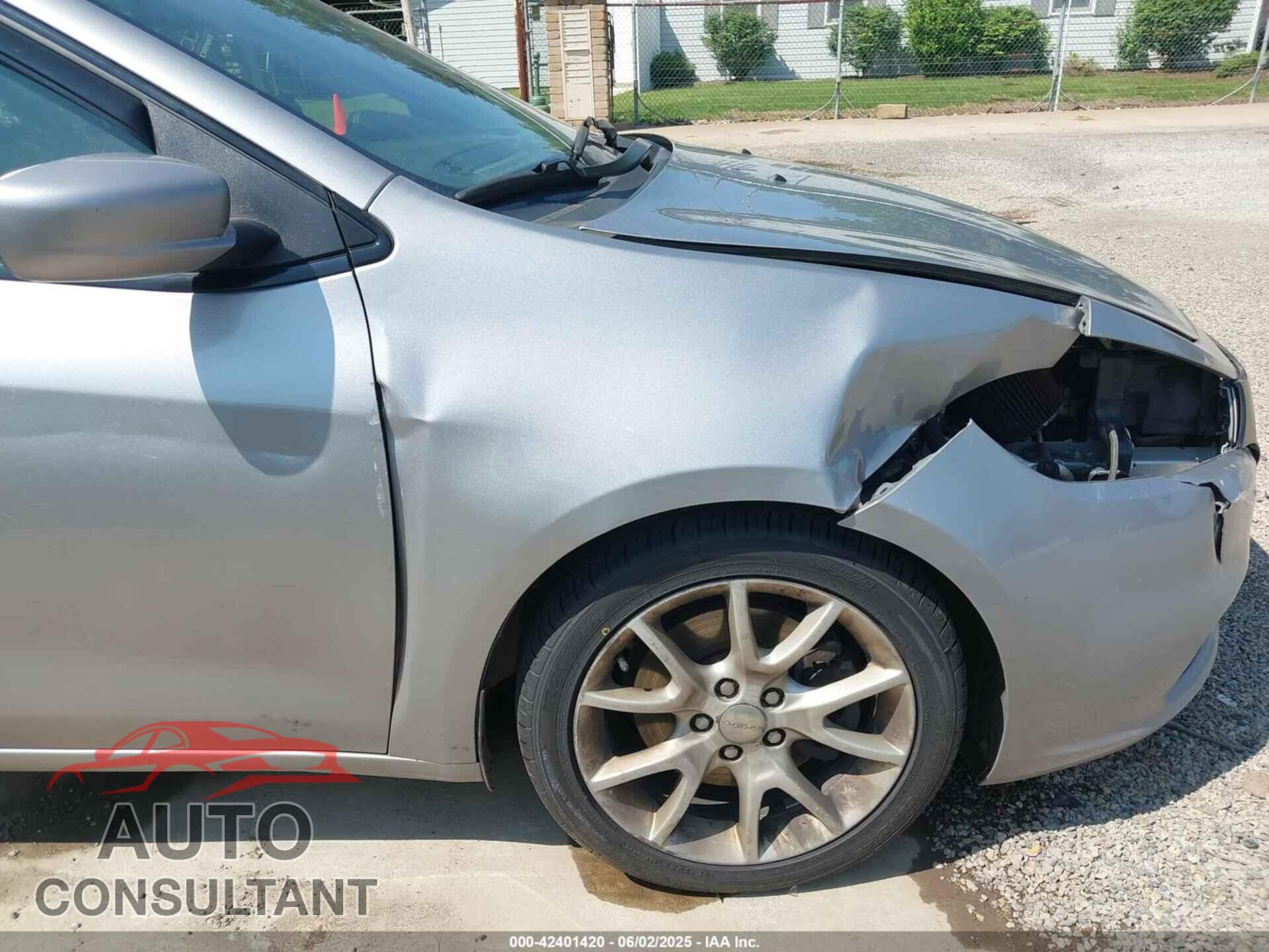 DODGE DART 2015 - 1C3CDFBB5FD213311