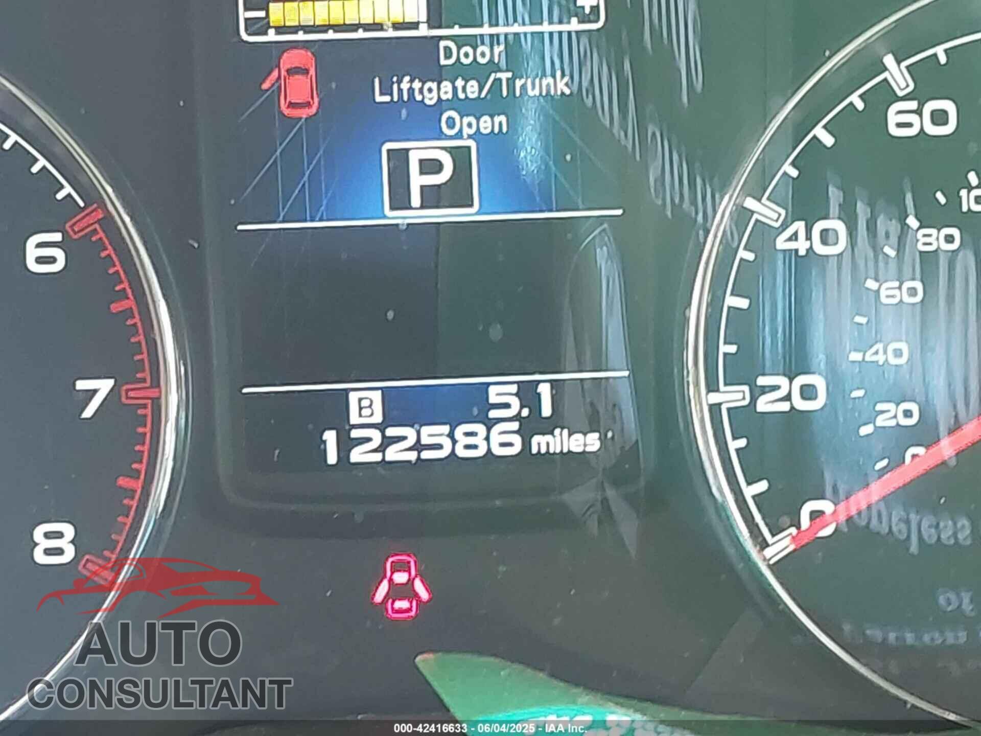 SUBARU OUTBACK 2013 - 4S4BRBKC8D3255643