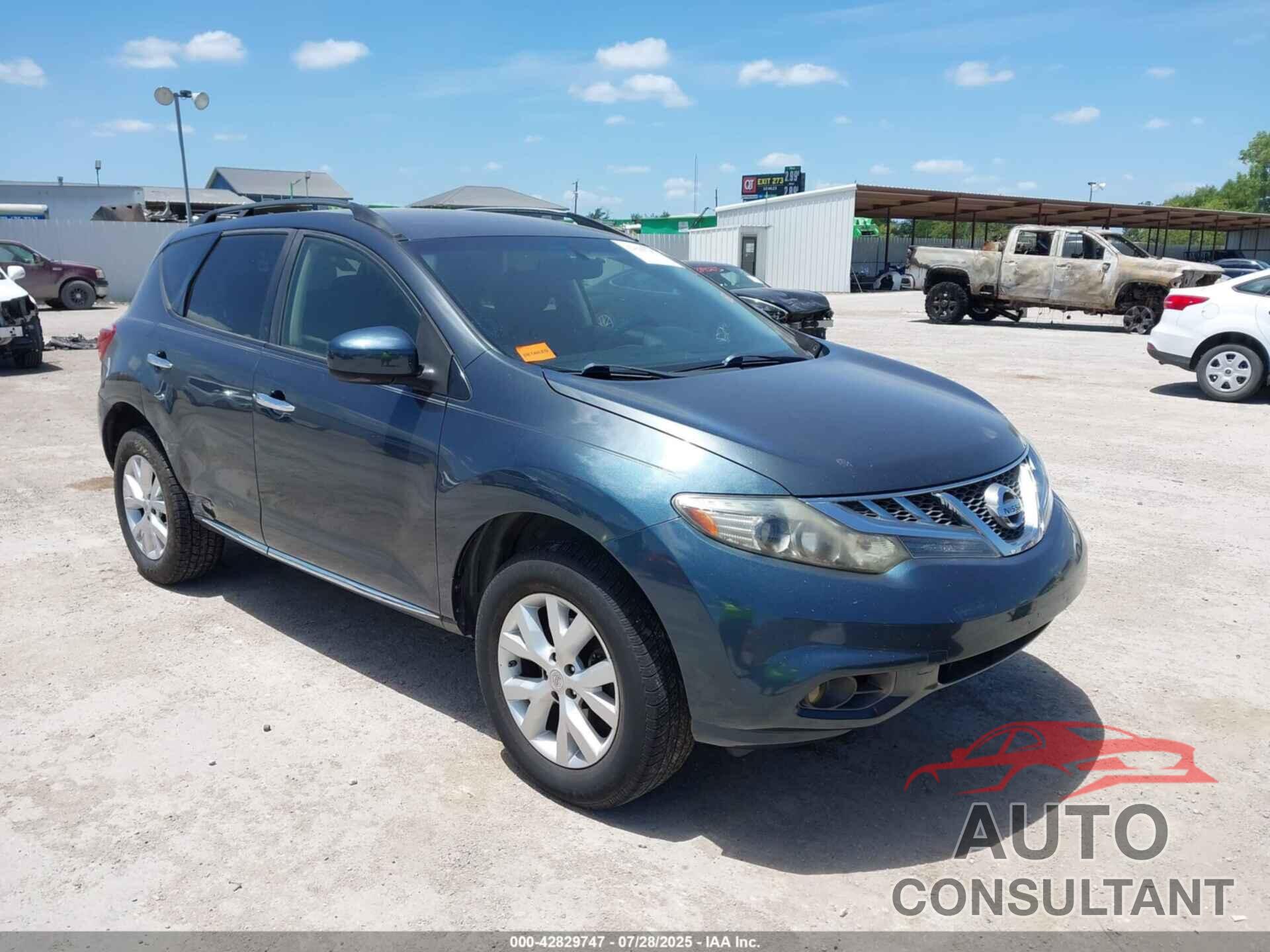 NISSAN MURANO 2013 - JN8AZ1MW9DW317099