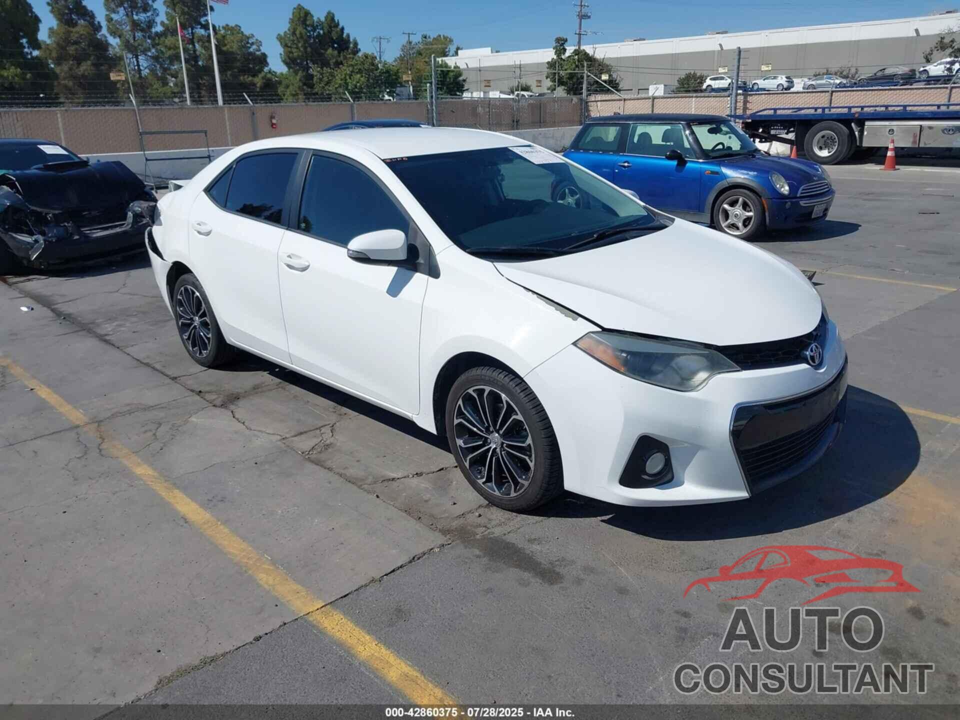 TOYOTA COROLLA 2016 - 5YFBURHE5GP557441