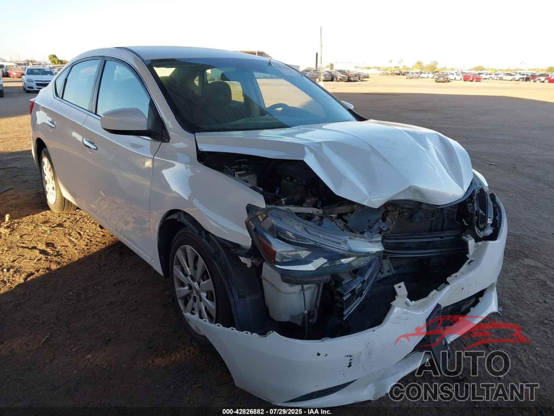 NISSAN SENTRA 2018 - 3N1AB7APXJY286002