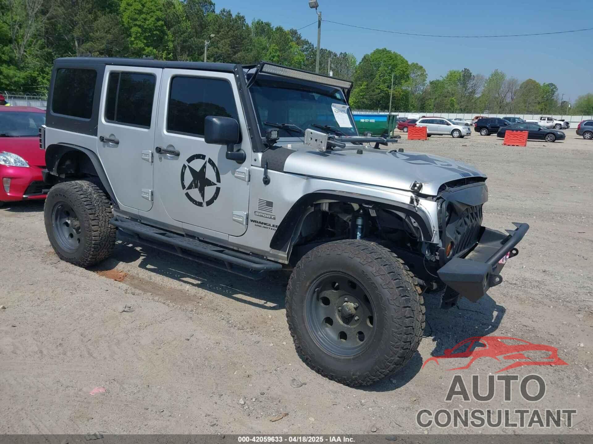 JEEP WRANGLER UNLIMITED 2011 - 1J4BA3H17BL517599