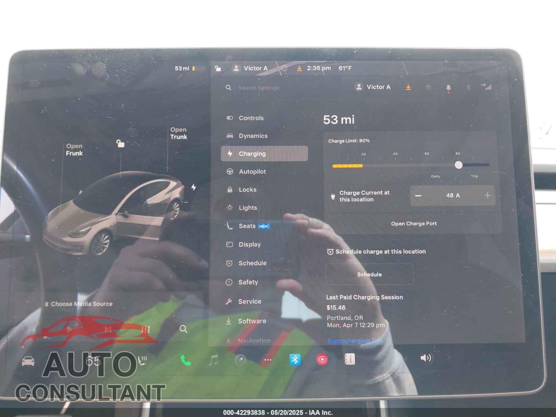 TESLA MODEL 3 2018 - 5YJ3E1EB7JF092550