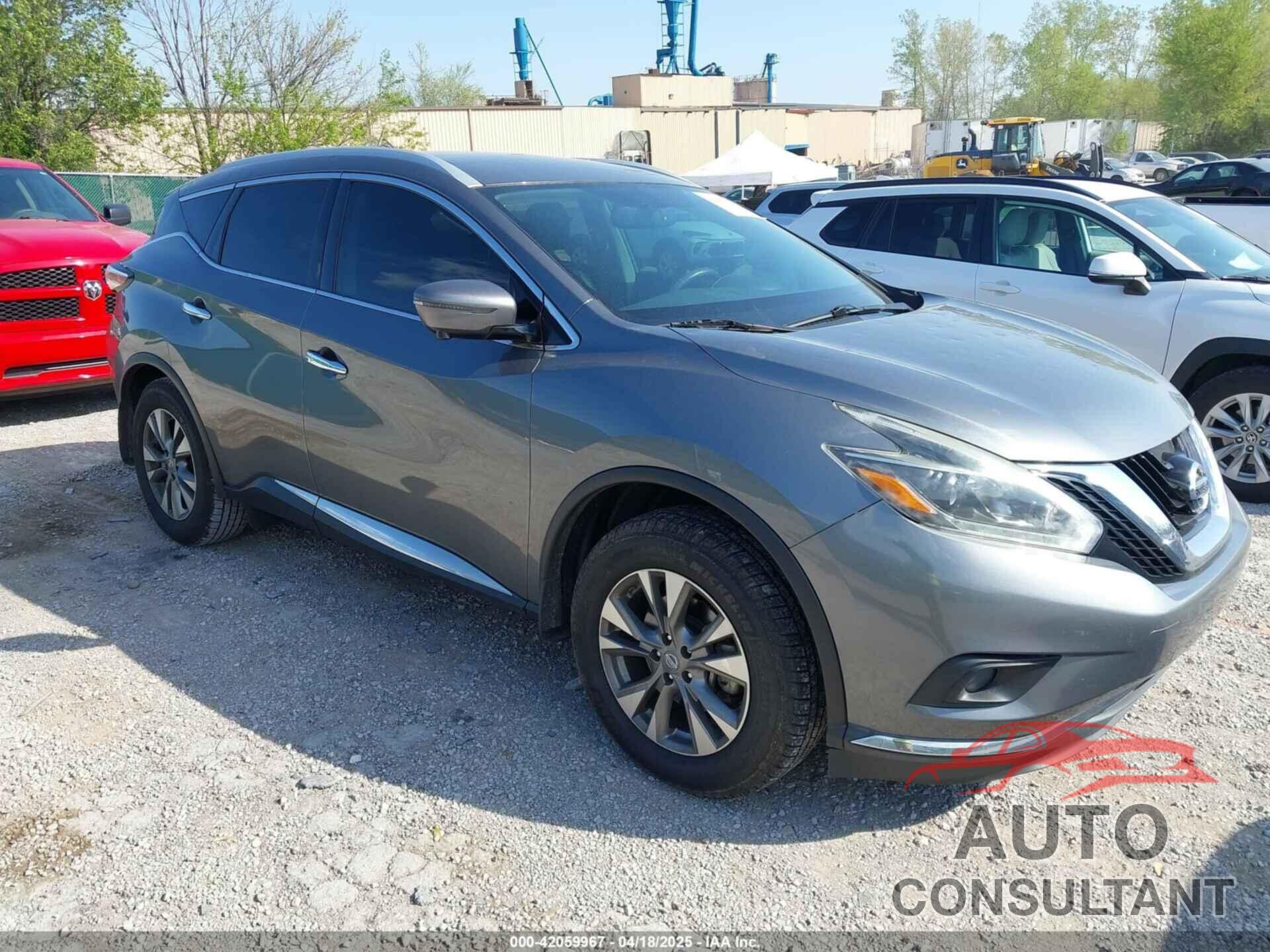 NISSAN MURANO 2018 - 5N1AZ2MG2JN123795