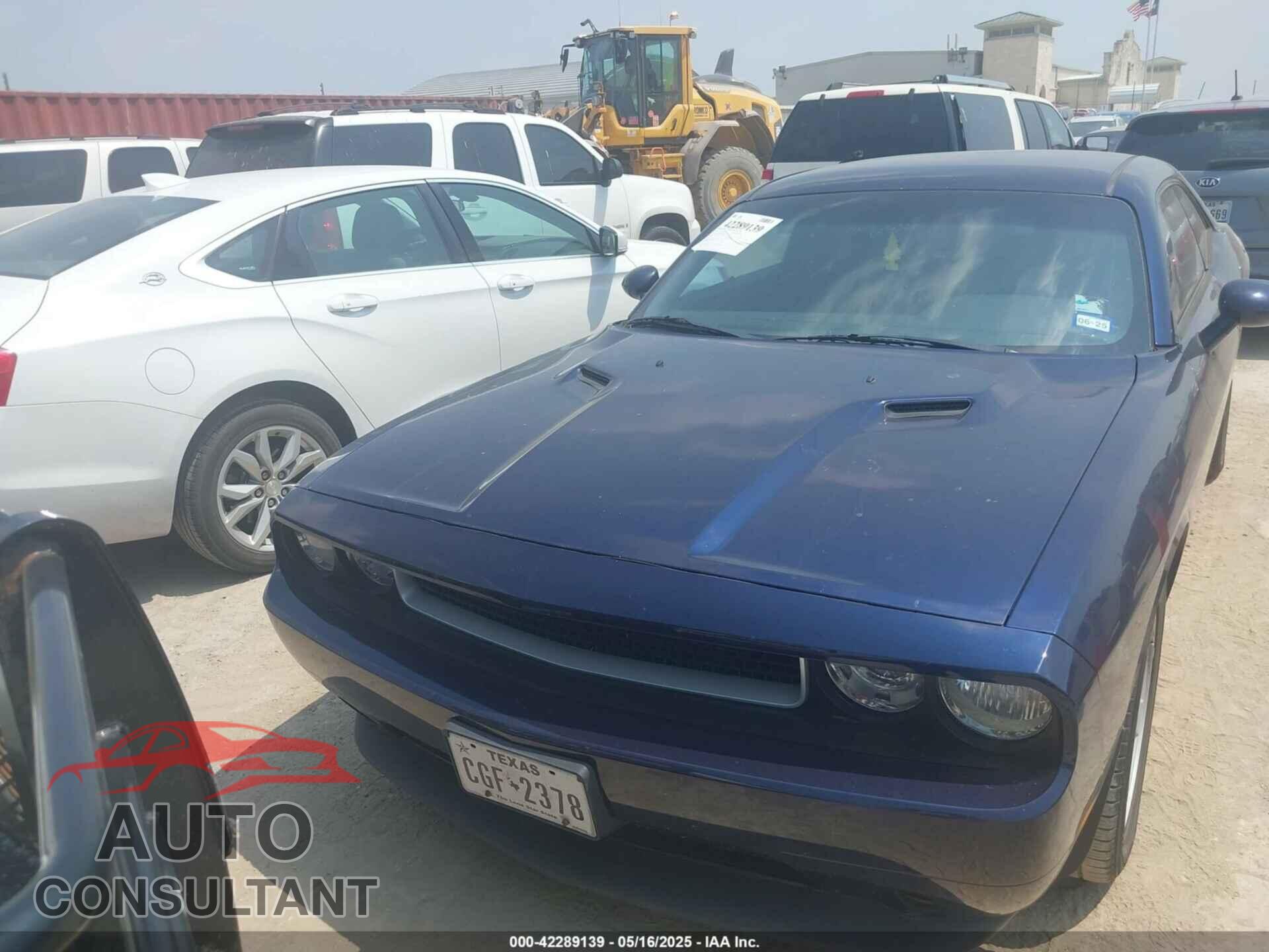 DODGE CHALLENGER 2013 - 2C3CDYAG9DH578888
