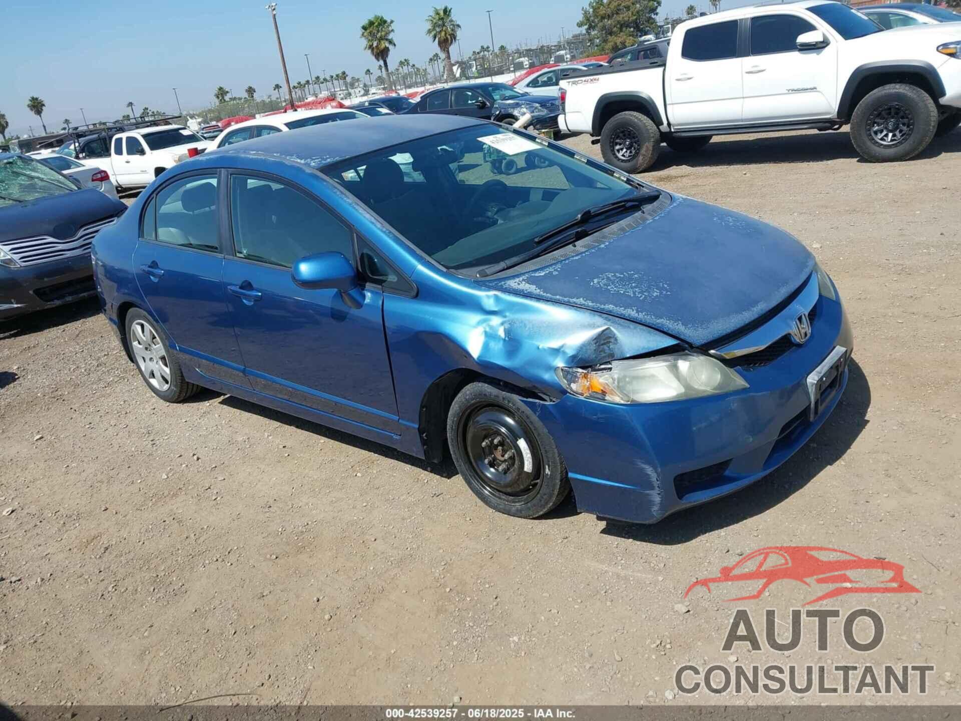 HONDA CIVIC 2010 - 2HGFA1F52AH580995