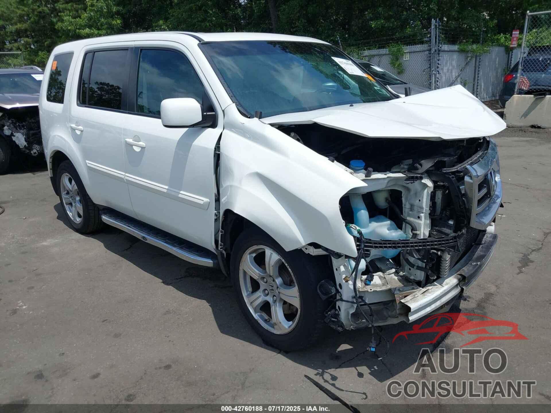 HONDA PILOT 2015 - 5FNYF4H7XFB018395