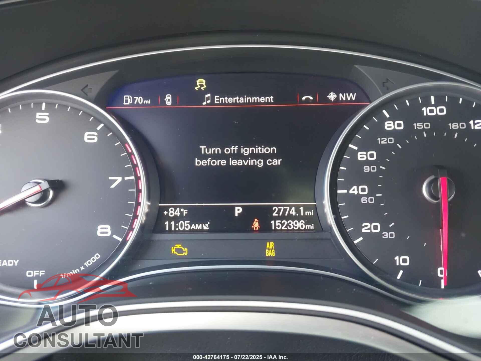 AUDI A7 2016 - WAU2GAFC2GN007568