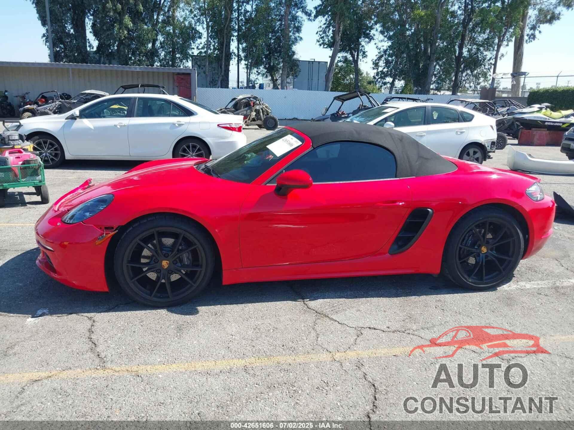 PORSCHE 718 BOXSTER 2021 - WP0CA2A8XMS210688