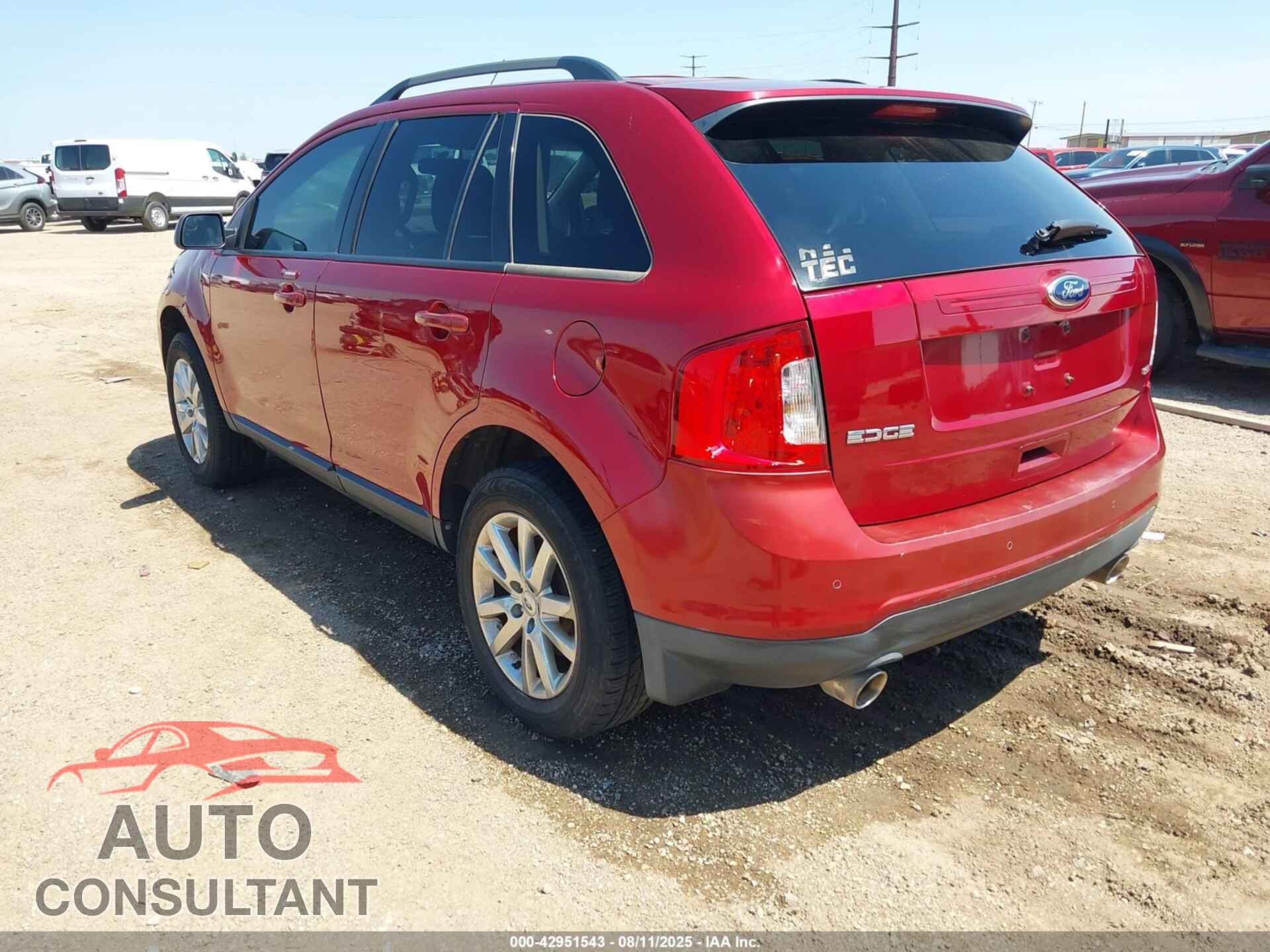 FORD EDGE 2013 - 2FMDK3JCXDBC12023
