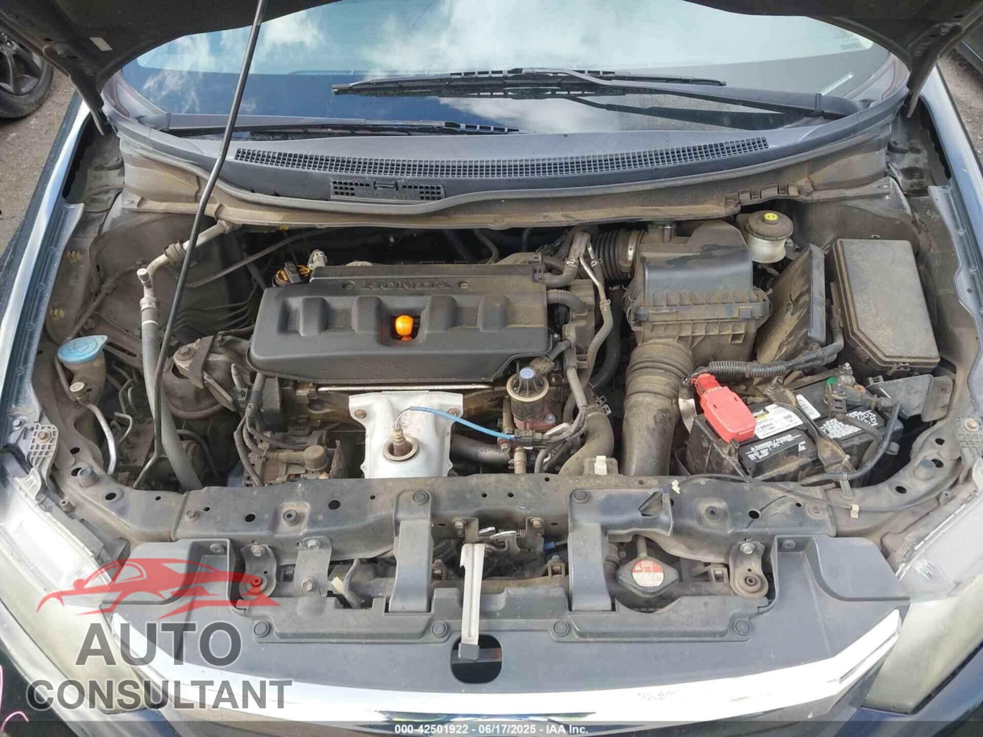 HONDA CIVIC 2012 - 2HGFB2F89CH524892