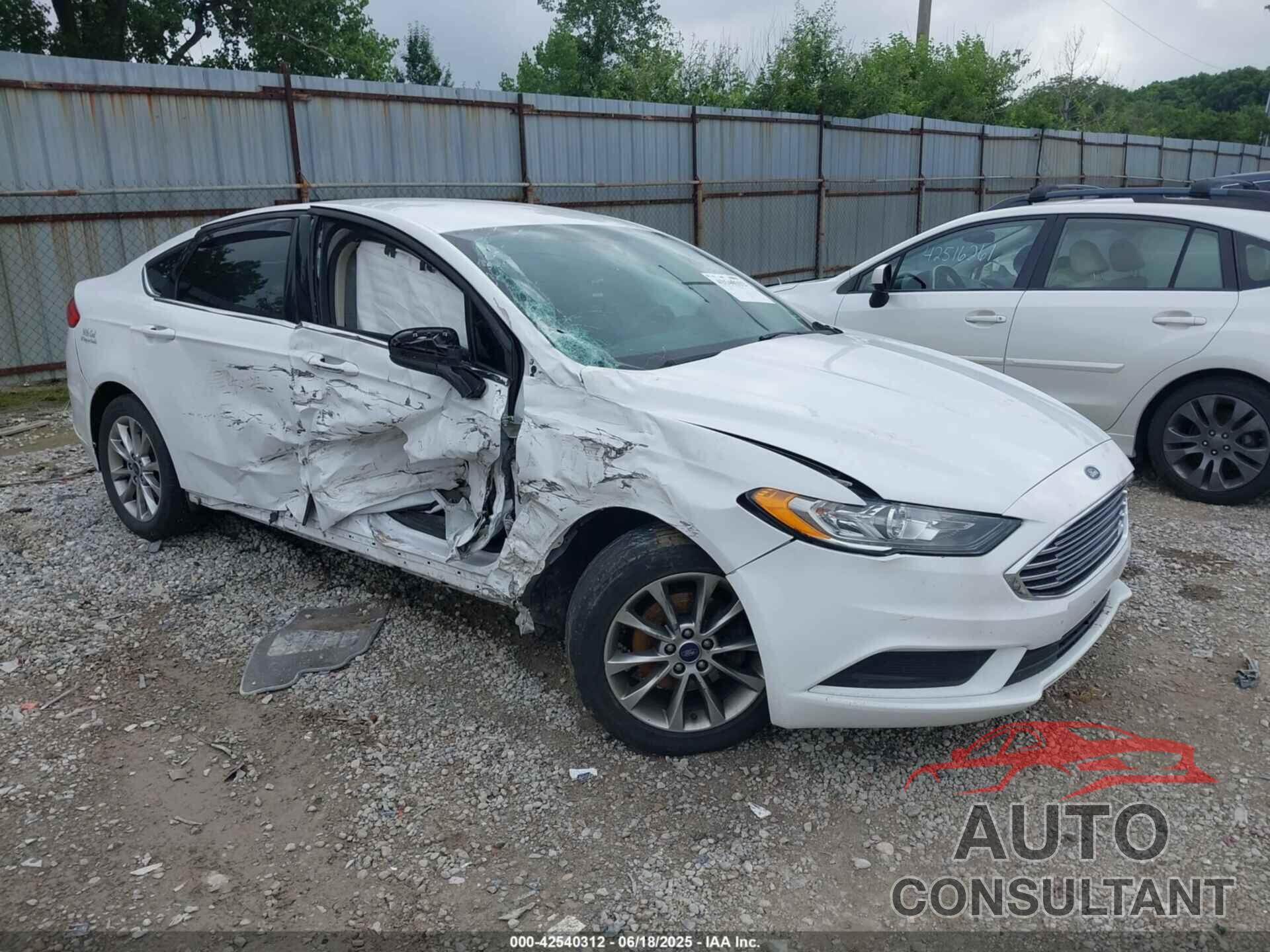 FORD FUSION 2017 - 3FA6P0H74HR181449