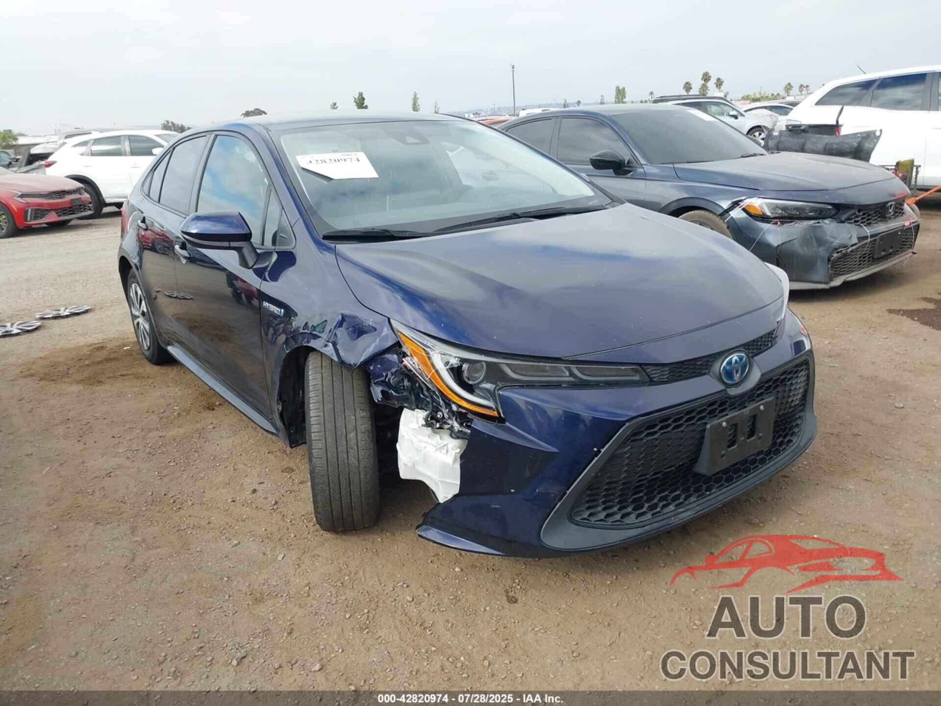 TOYOTA COROLLA 2021 - JTDEAMDE8MJ009464