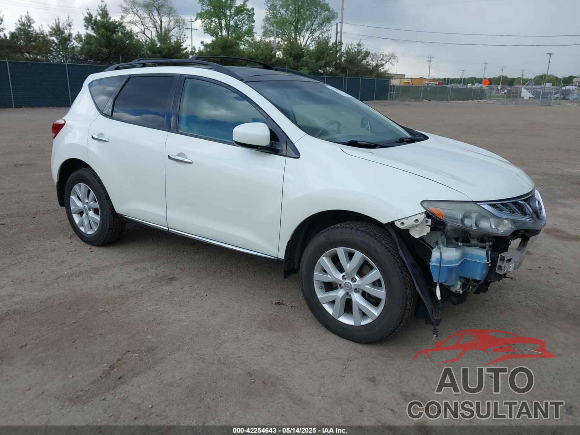 NISSAN MURANO 2011 - JN8AZ1MW1BW170743
