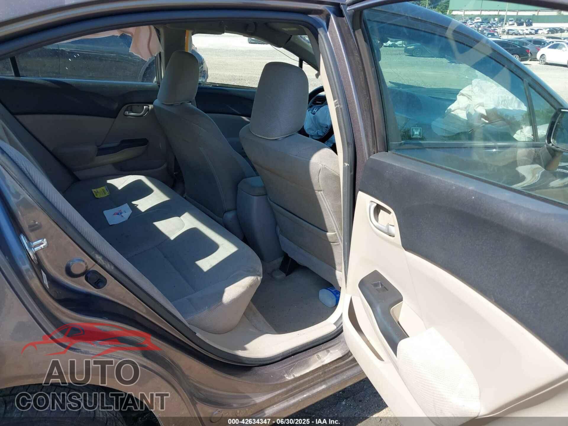 HONDA CIVIC 2012 - 19XFB2F59CE014378