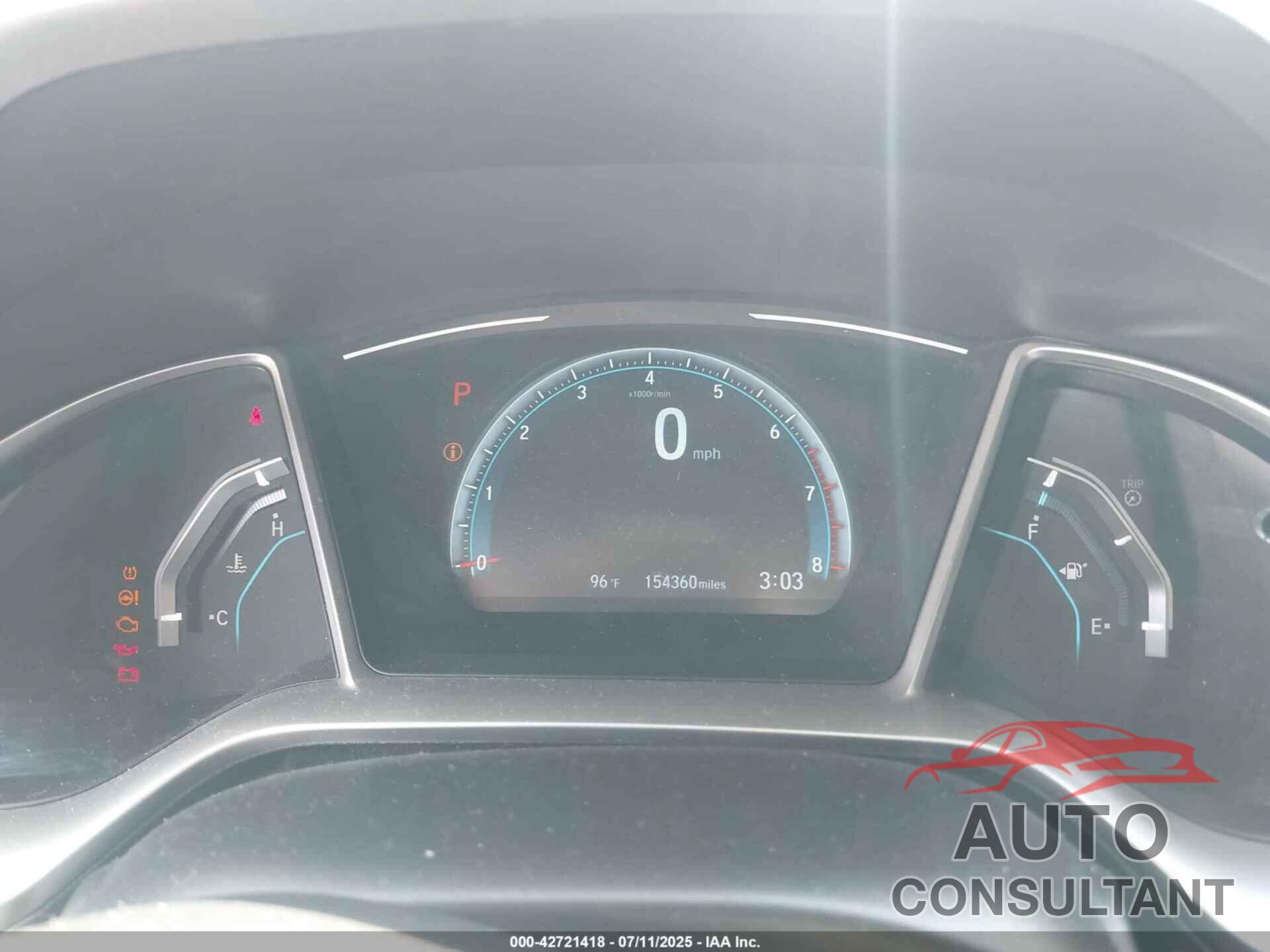 HONDA CIVIC 2017 - 2HGFC1F37HH651398
