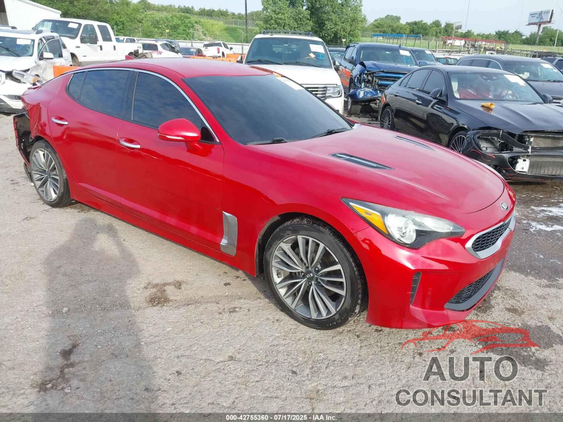 KIA STINGER 2019 - KNAE15LA5K6060048
