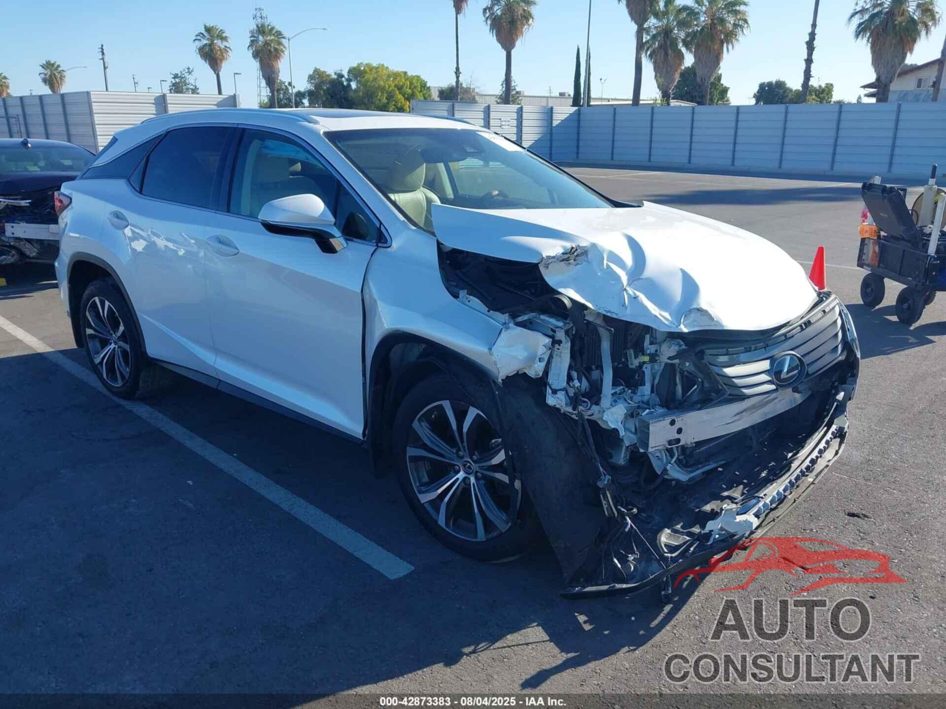 LEXUS RX 350 2019 - 2T2BZMCA9KC204729