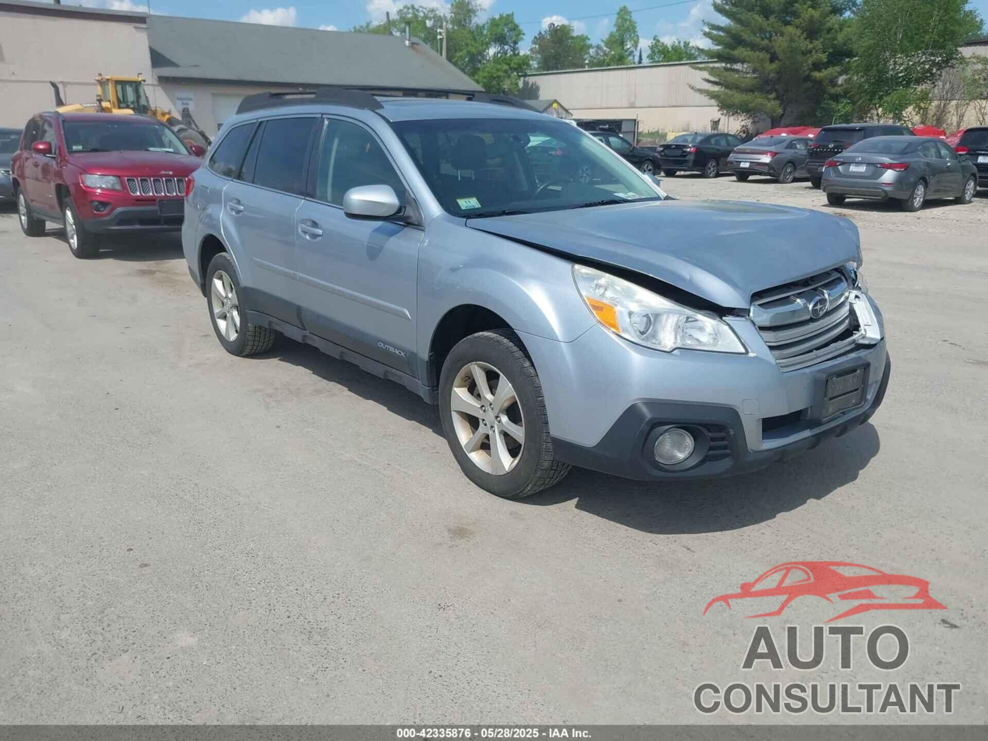 SUBARU OUTBACK 2014 - 4S4BRBMCXE3306428