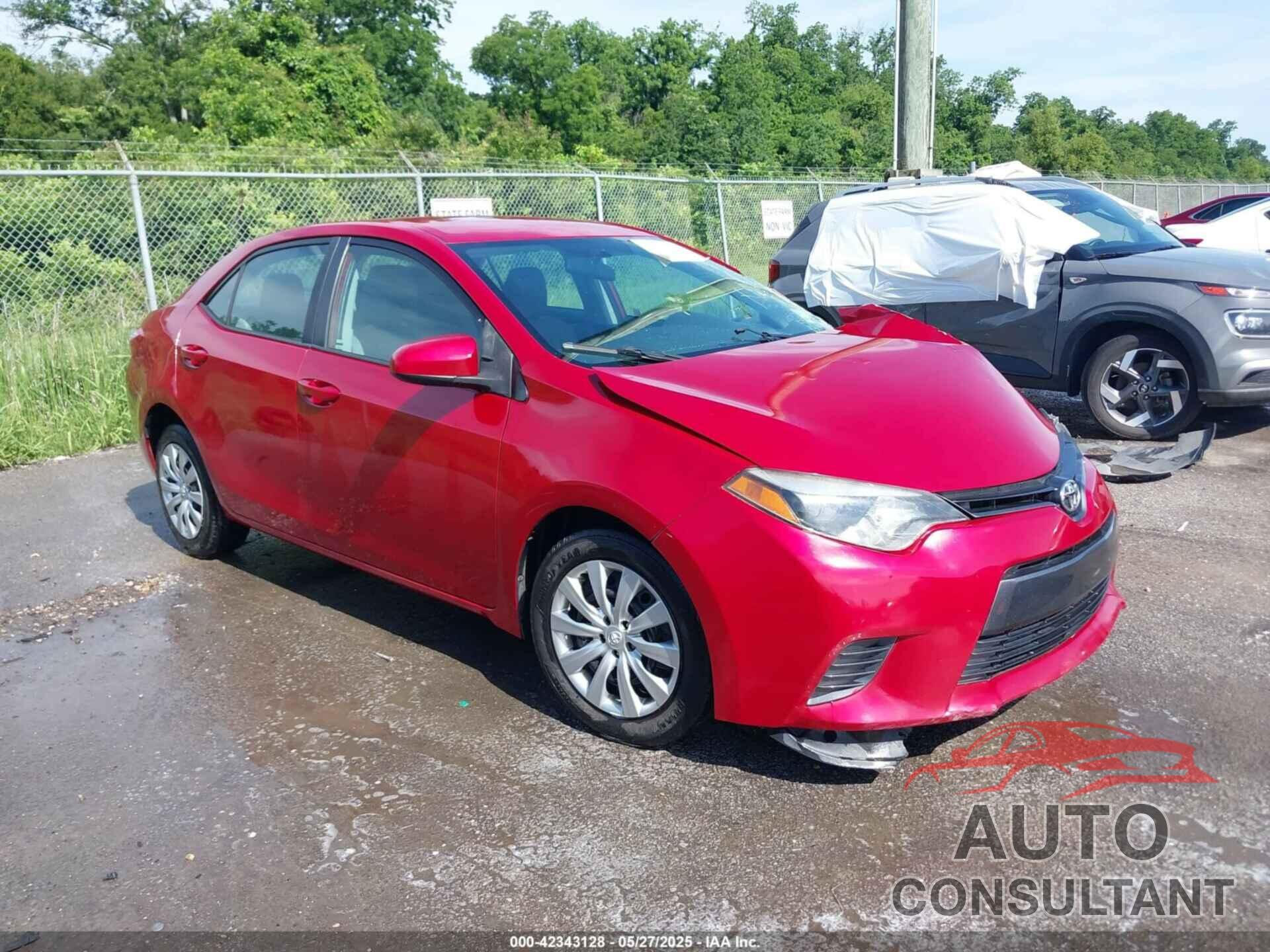 TOYOTA COROLLA 2016 - 2T1BURHE1GC658847
