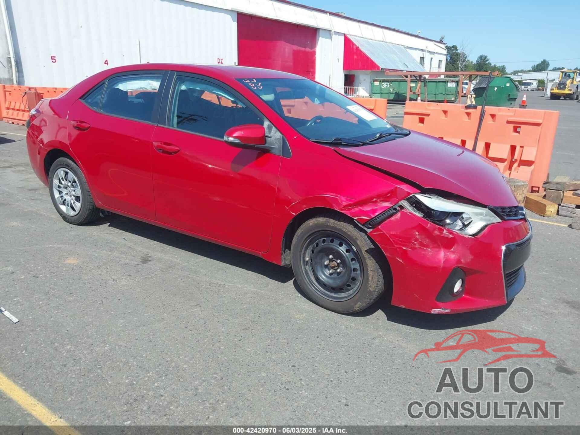 TOYOTA COROLLA 2015 - 2T1BURHE7FC338799