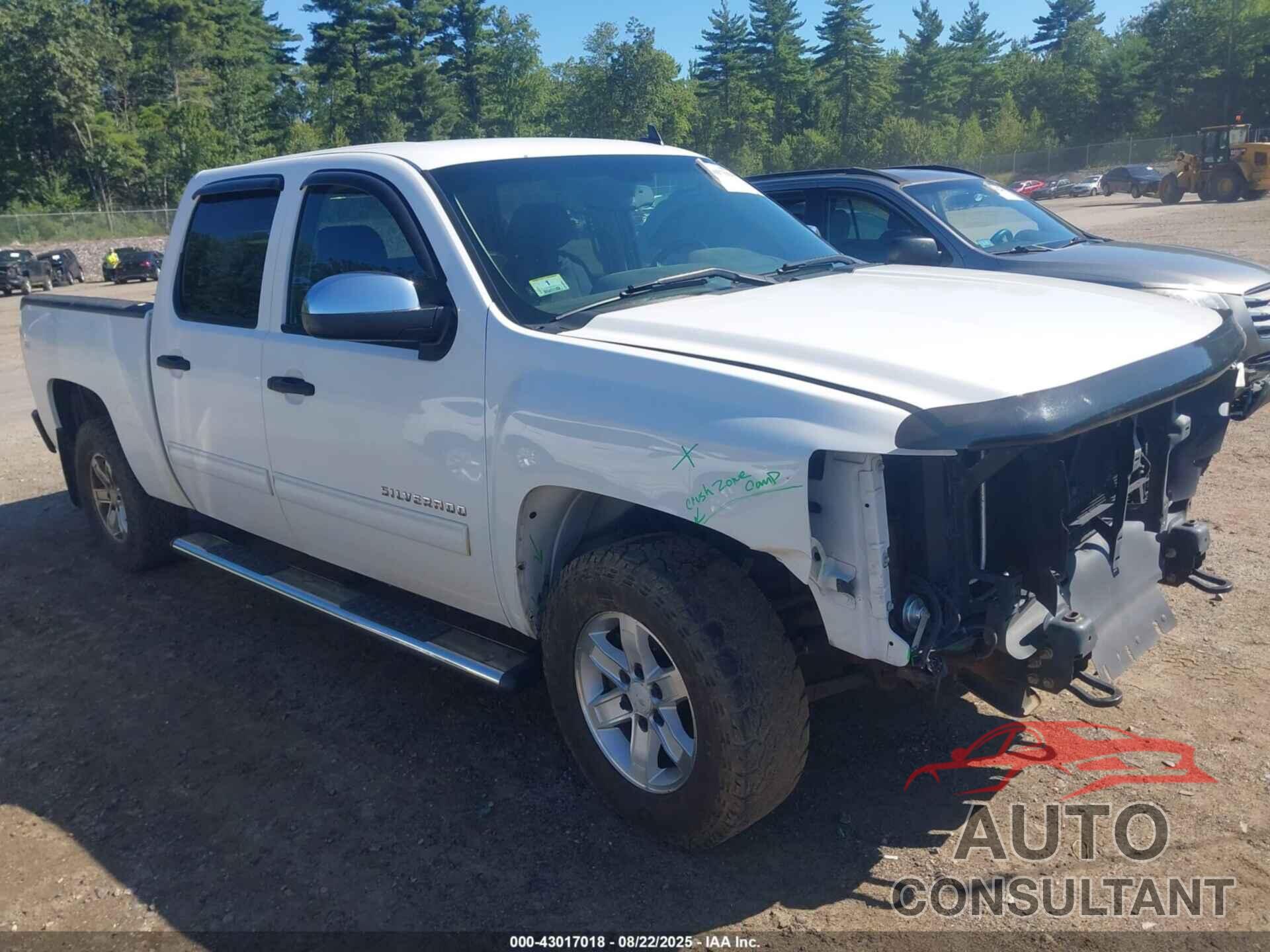 CHEVROLET SILVERADO 1500 2013 - 3GCPKSEAXDG228806