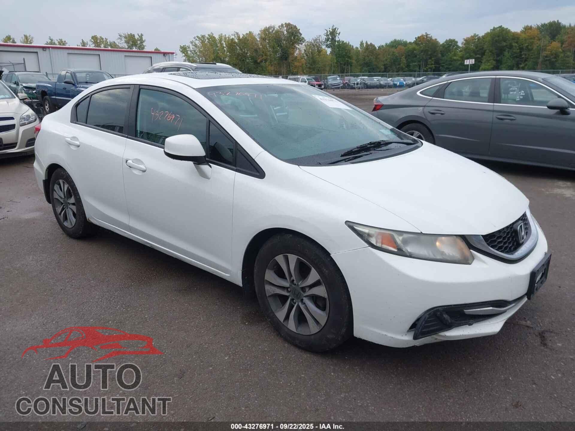 HONDA CIVIC 2013 - 19XFB2F81DE274690
