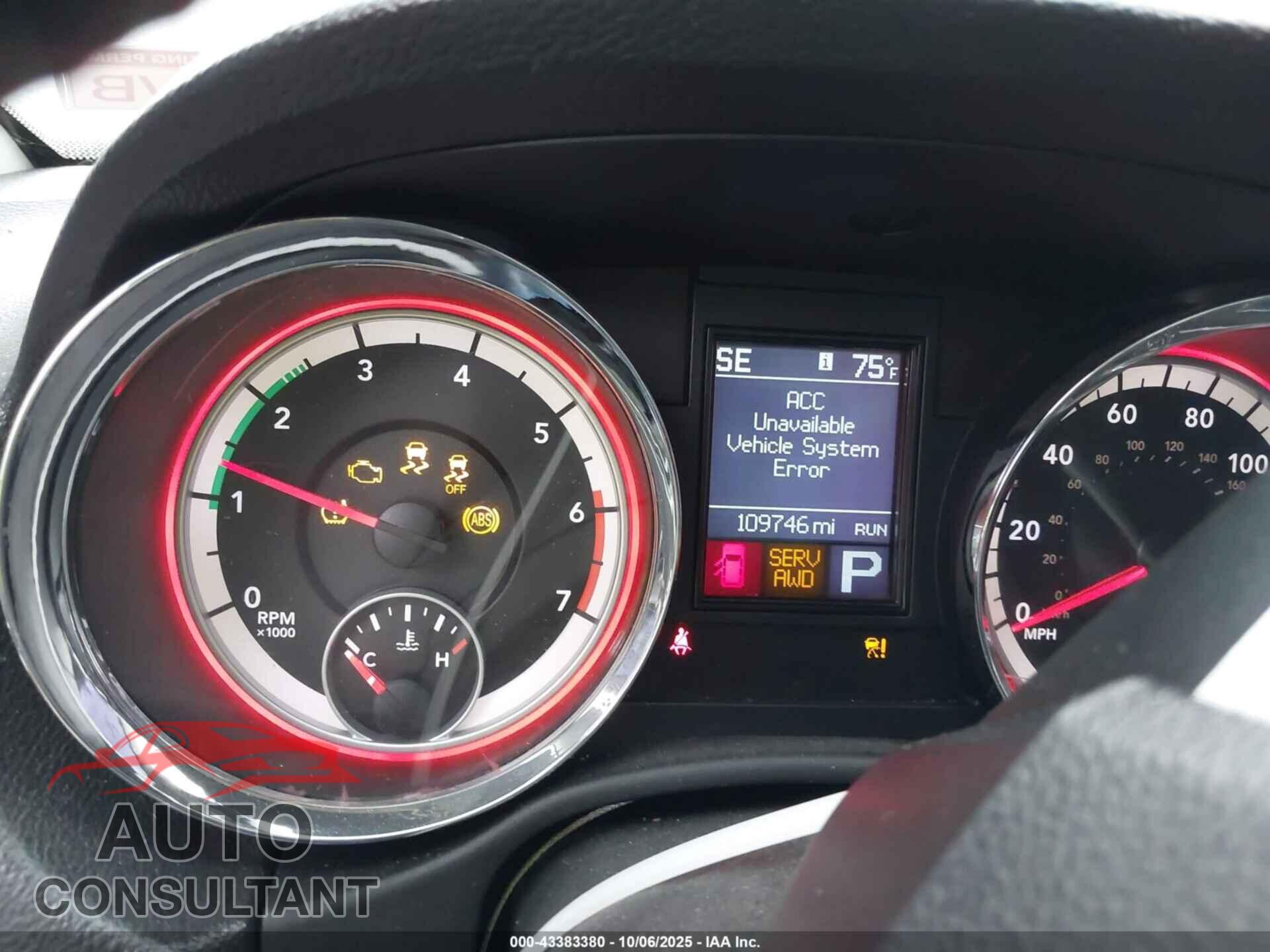 DODGE DURANGO 2012 - 1C4SDJET8CC278735