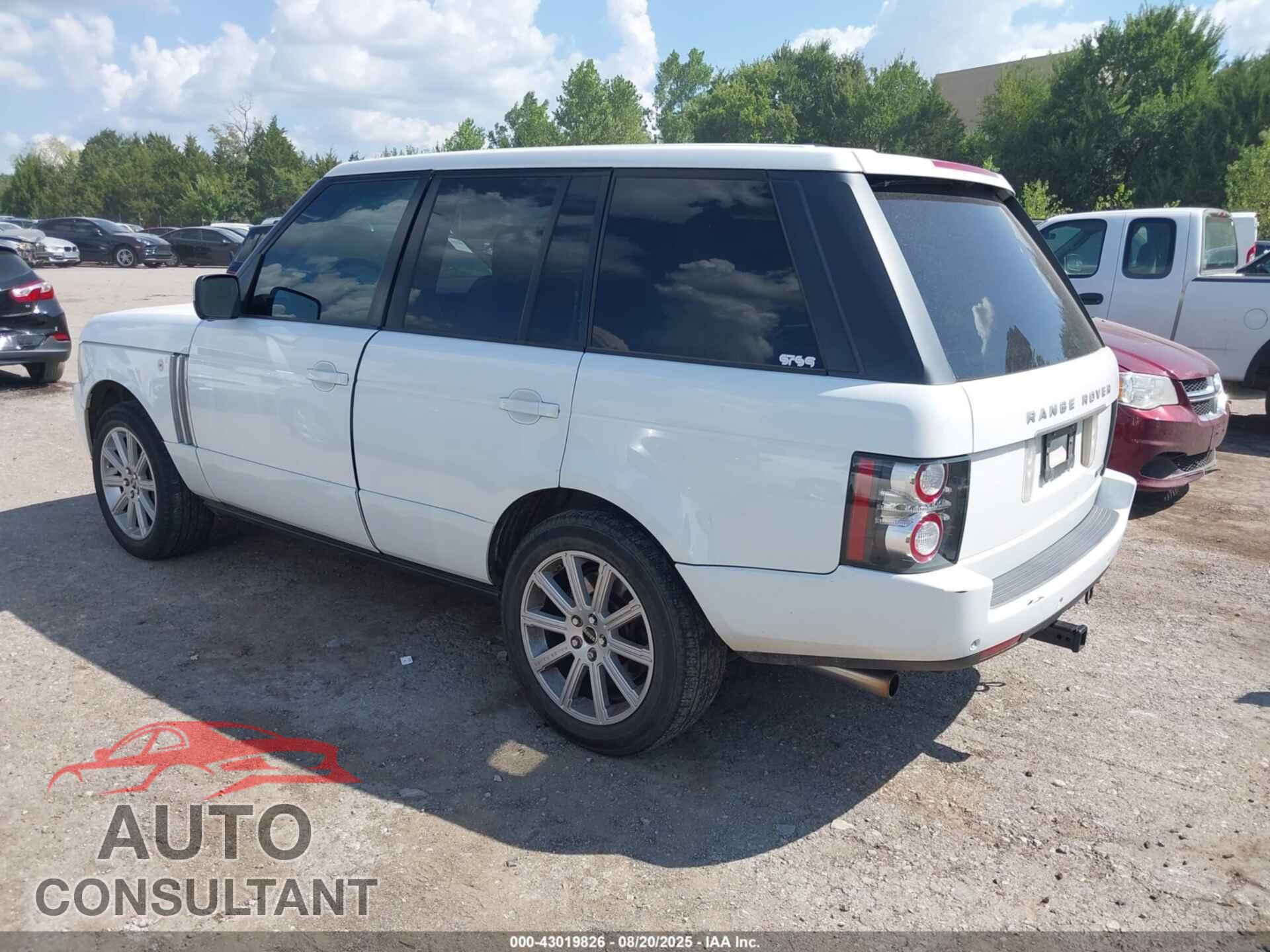 LAND ROVER RANGE ROVER 2012 - SALMF1E41CA382953