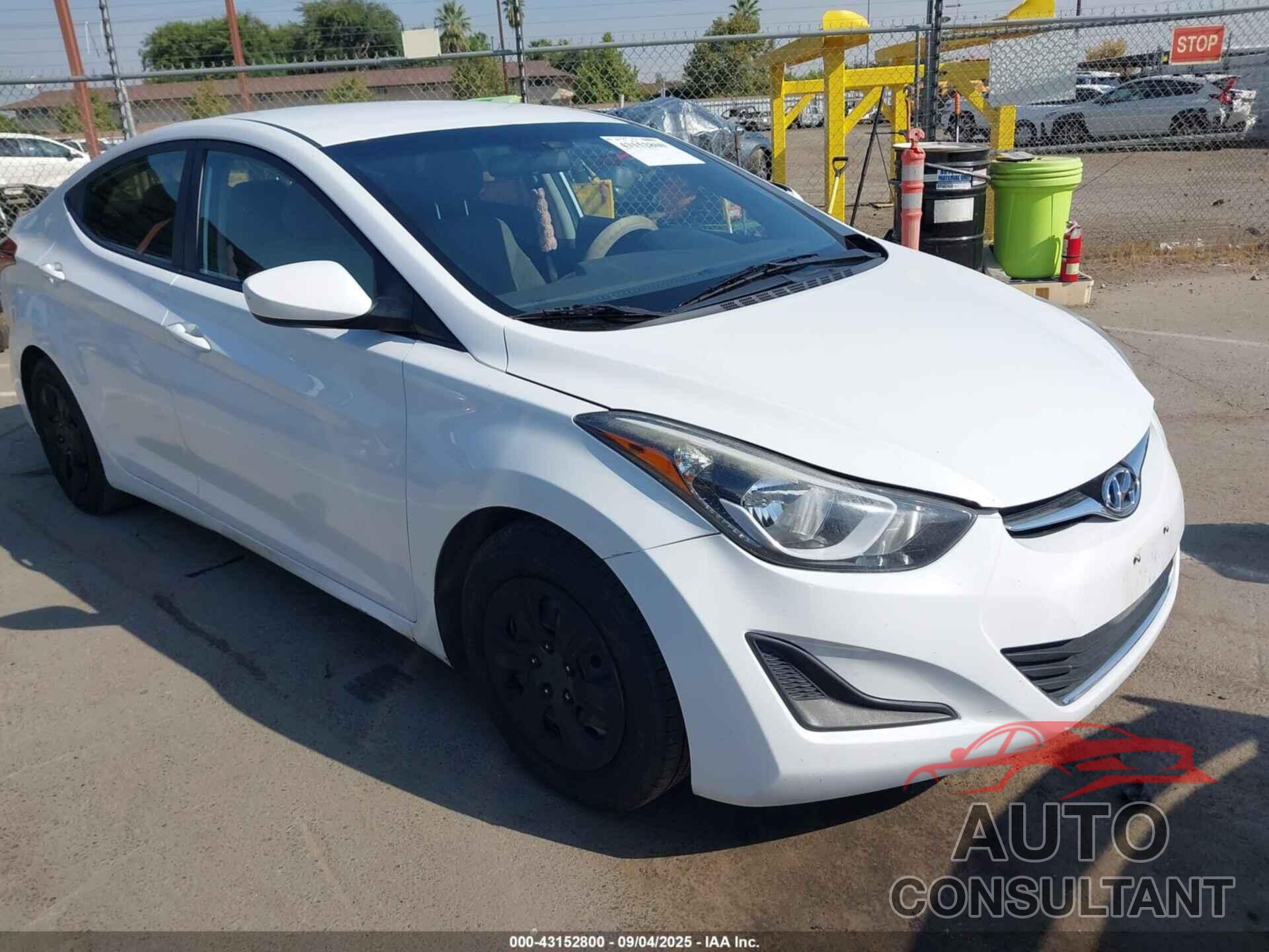 HYUNDAI ELANTRA 2016 - 5NPDH4AE6GH697733
