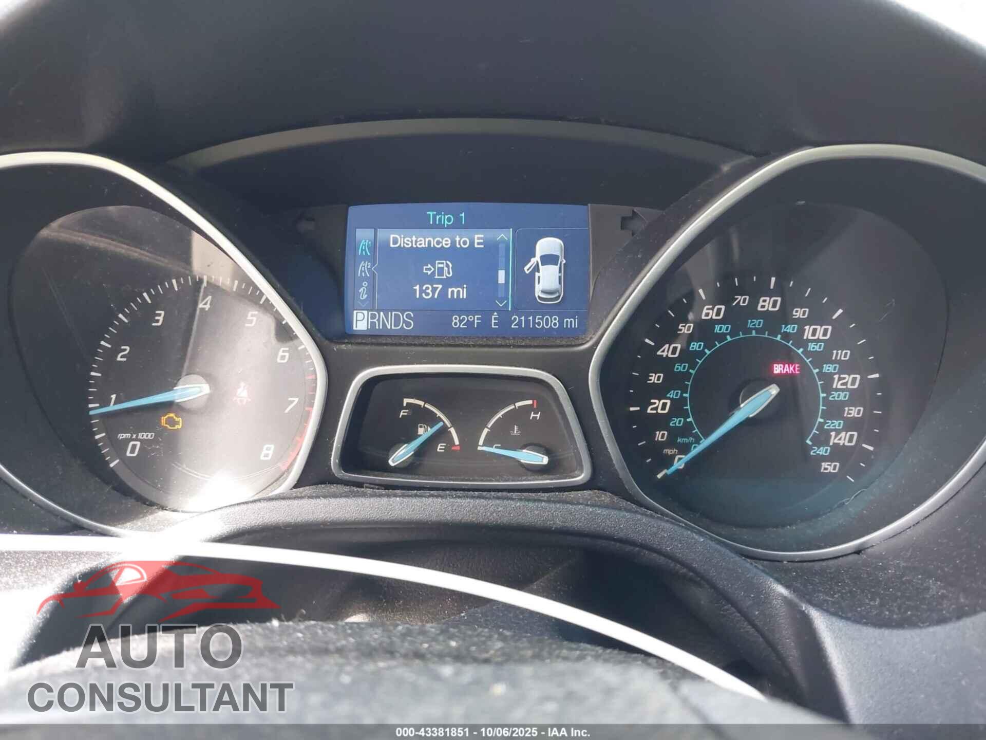 FORD FOCUS 2012 - 1FAHP3F2XCL292693