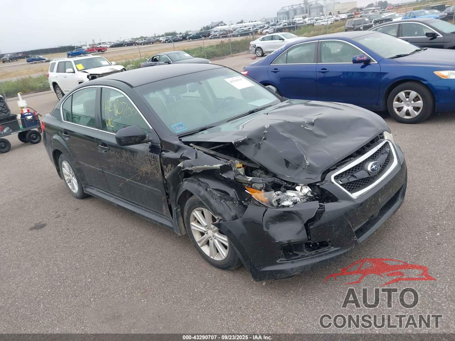 SUBARU LEGACY 2012 - 4S3BMCC6XC3020239