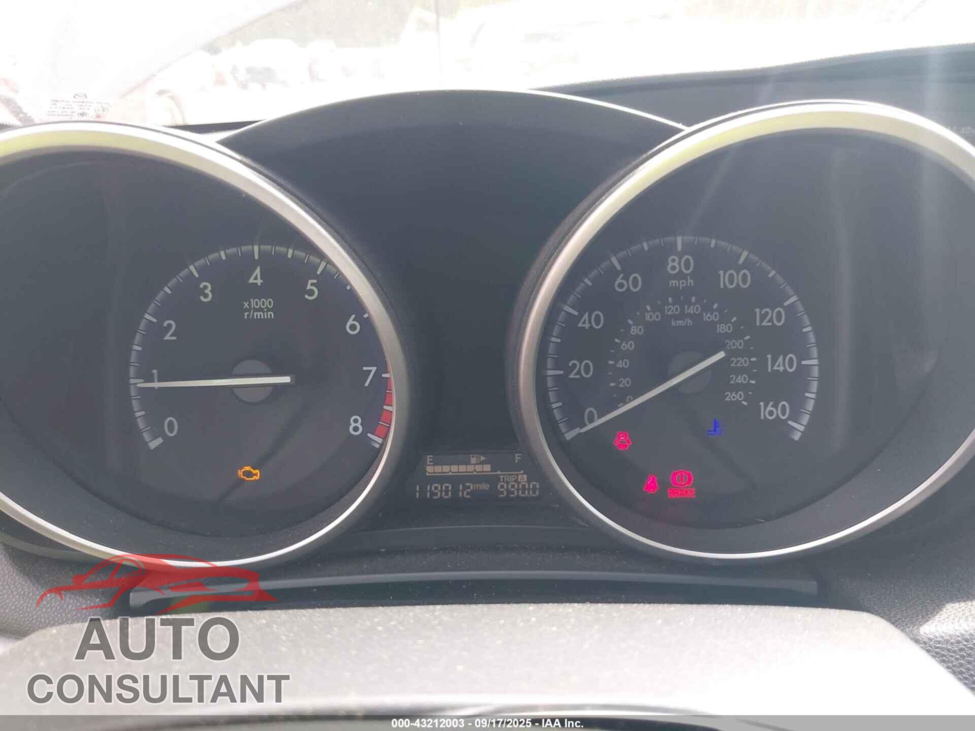 MAZDA MAZDA3 2012 - JM1BL1W9XC1663134