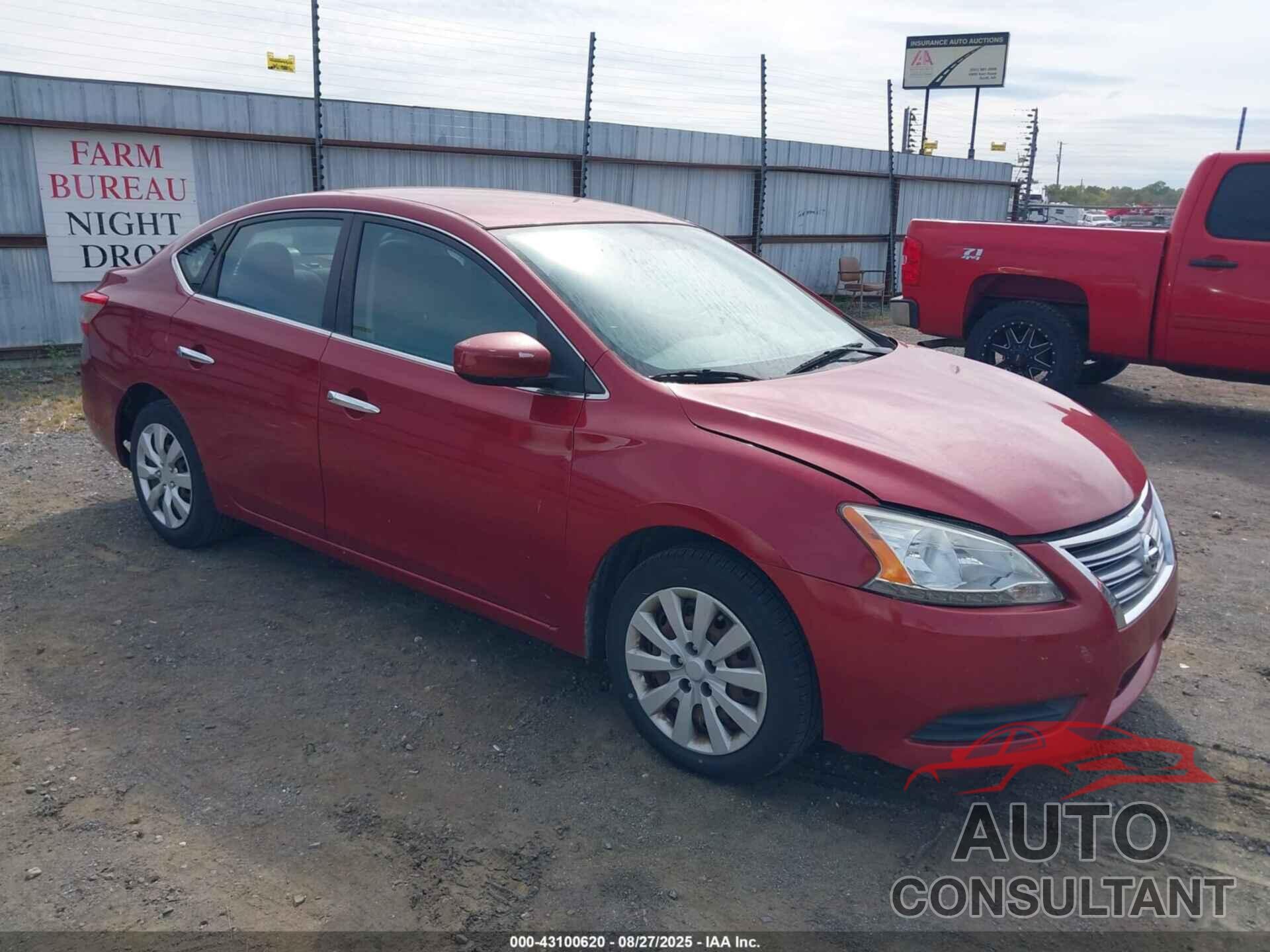 NISSAN SENTRA 2013 - 3N1AB7AP1DL670994