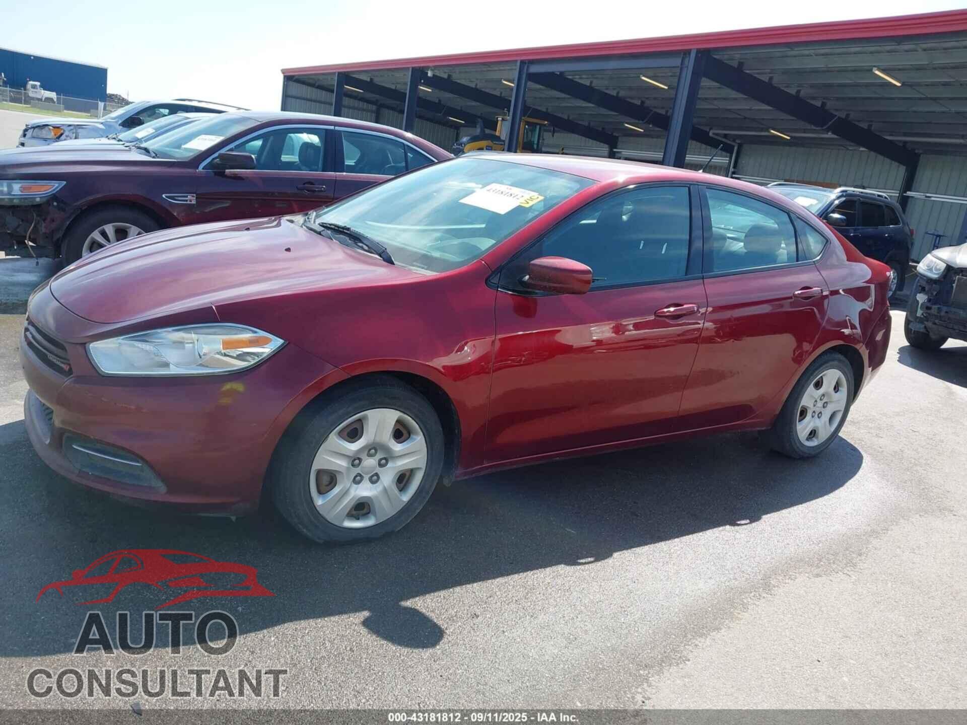DODGE DART 2015 - 1C3CDFAA4FD402704