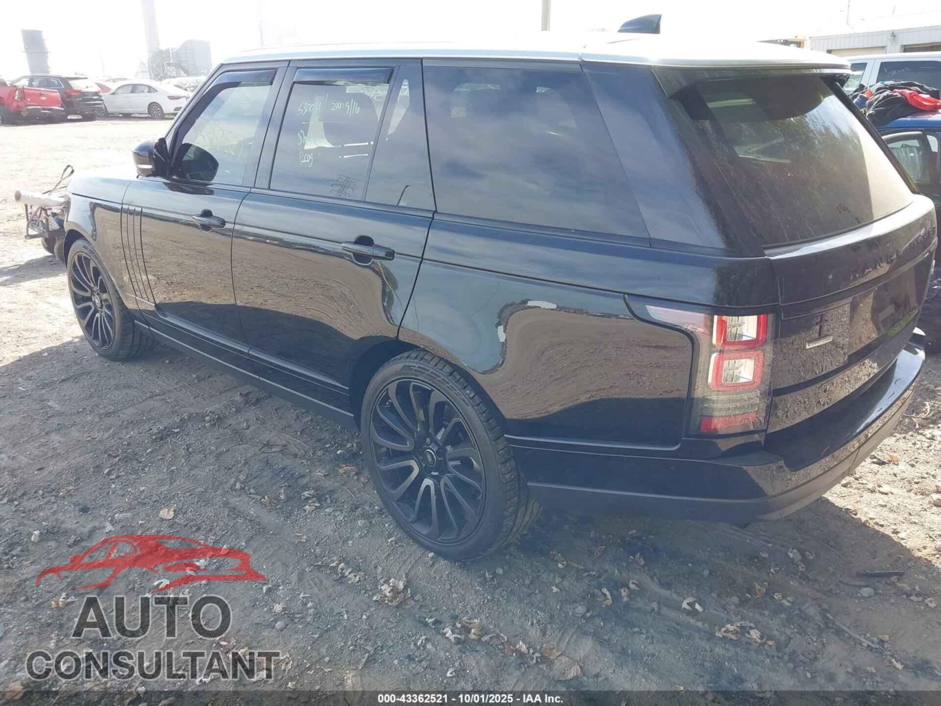 LAND ROVER RANGE ROVER 2017 - SALGS2FE9HA350314