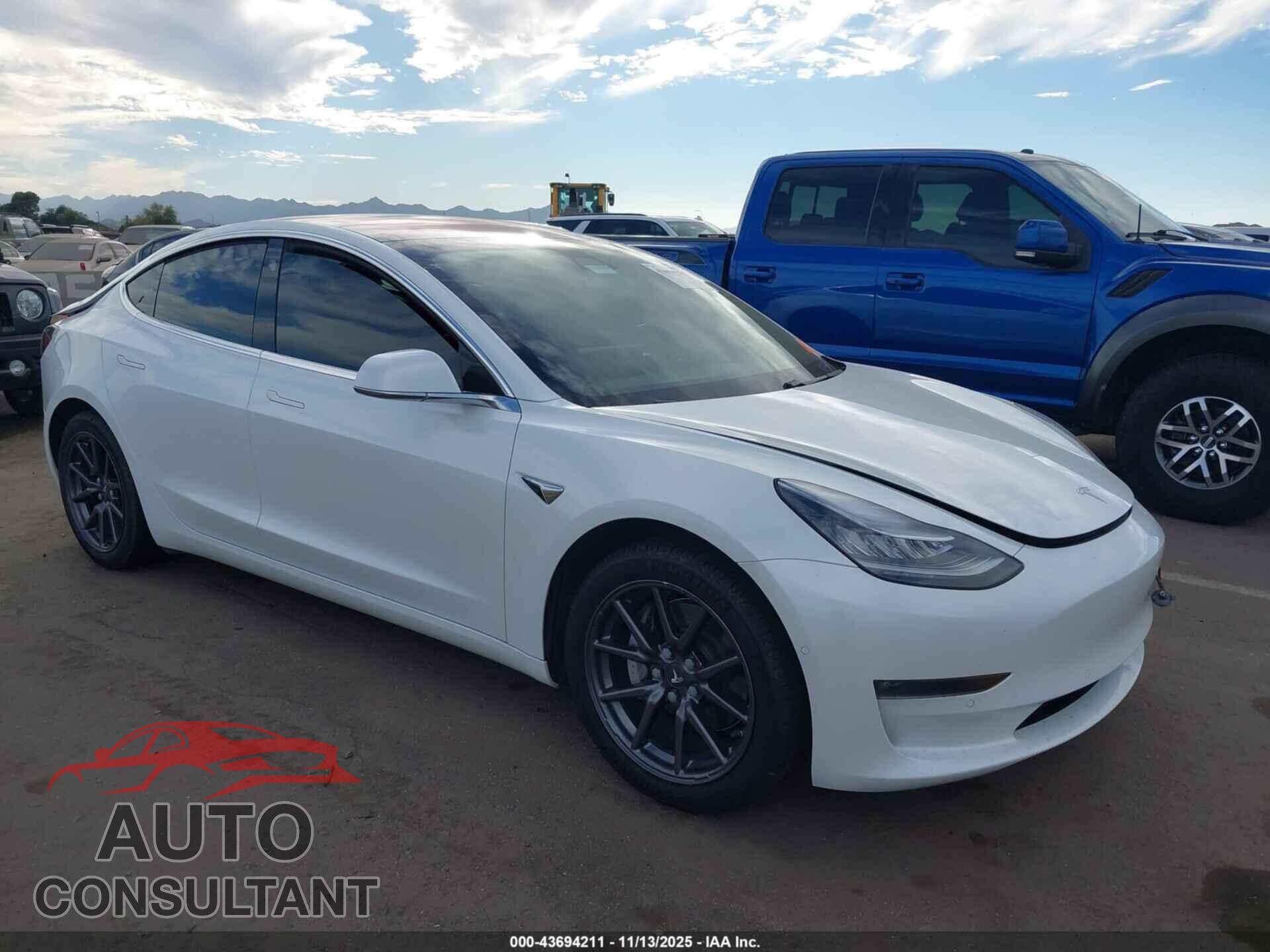 TESLA MODEL 3 2019 - 5YJ3E1EA6KF310020