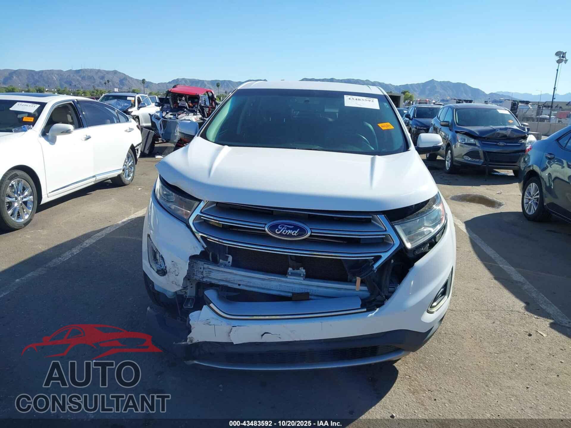 FORD EDGE 2015 - 2FMTK3J8XFBB92723