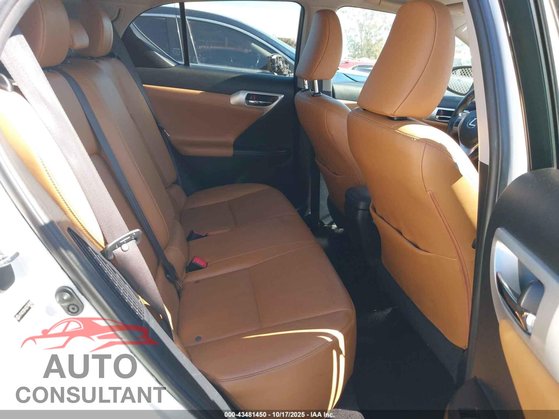 LEXUS CT 200H 2013 - JTHKD5BH7D2148765