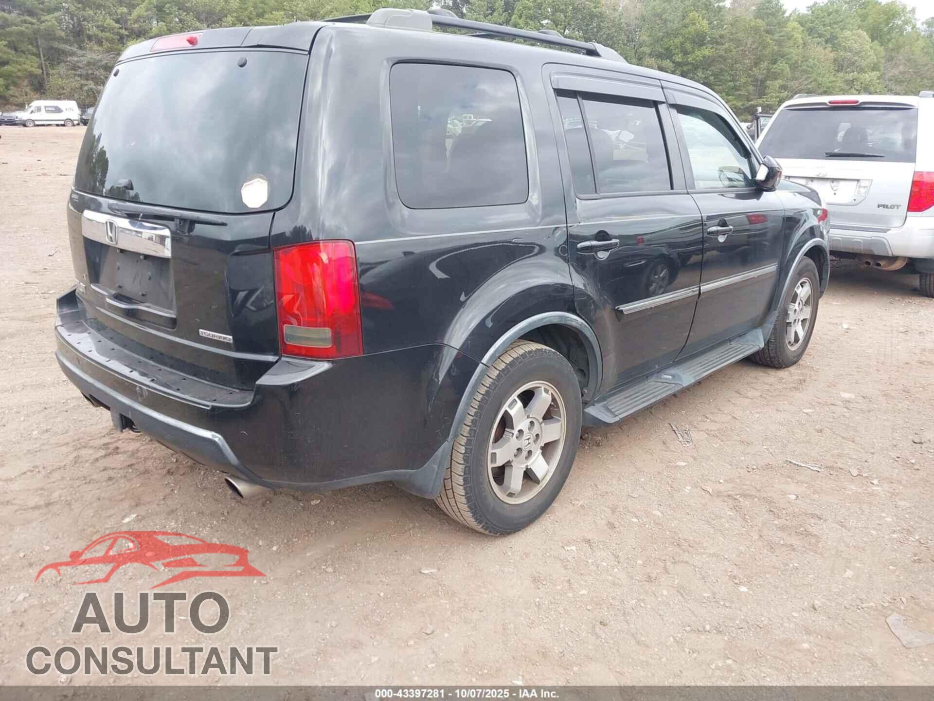 HONDA PILOT 2010 - 5FNYF3H93AB020896