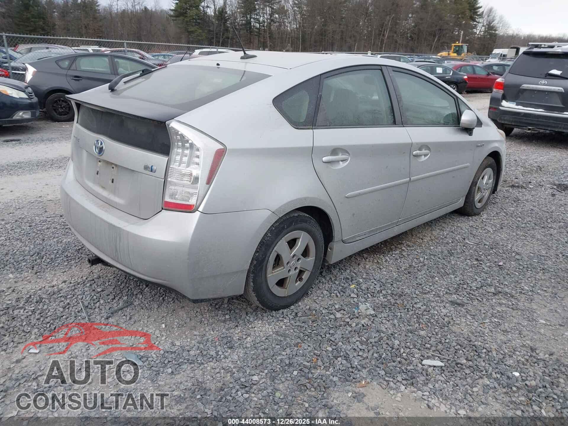 TOYOTA PRIUS 2011 - JTDKN3DU7B5340373
