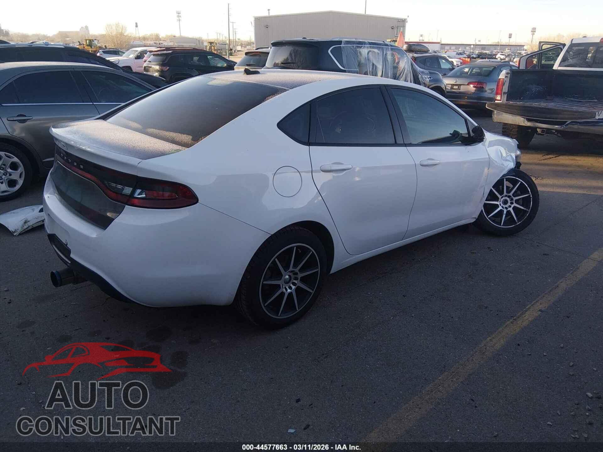 DODGE DART 2015 - 1C3CDFBB3FD165565